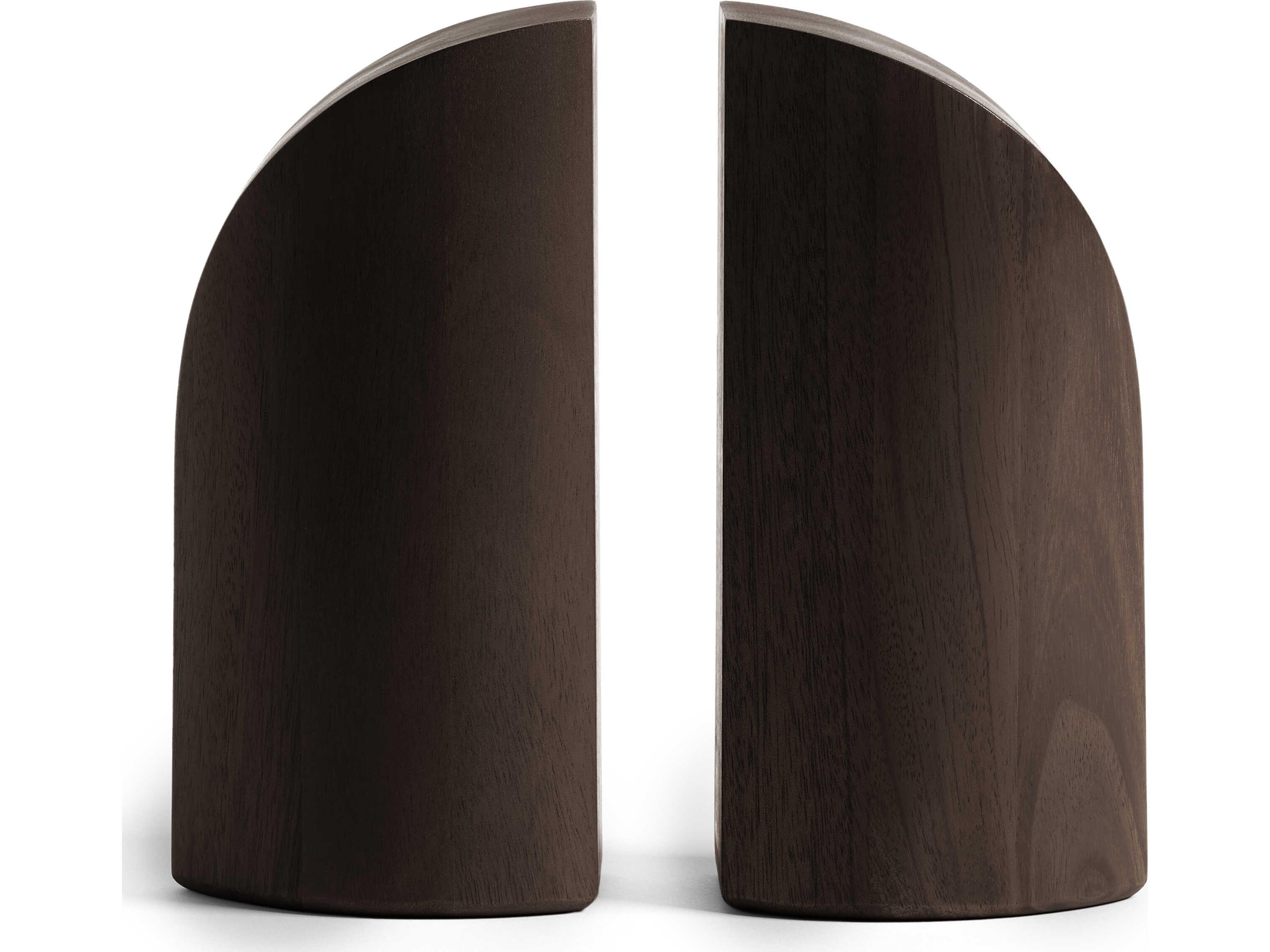 Ethnicraft Pi Mahogany Dark Brown Pi Book Ends