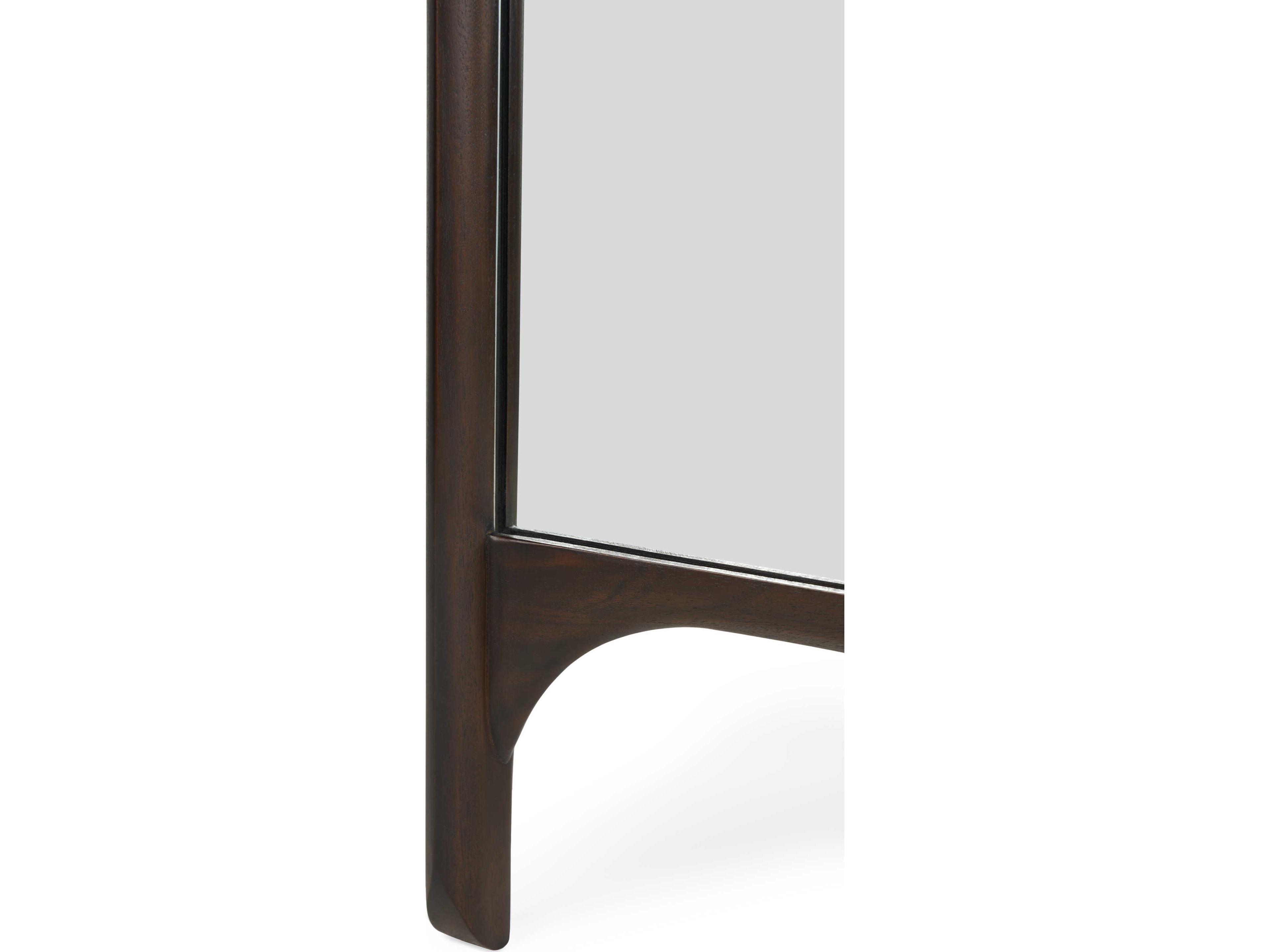 Ethnicraft Pi Mahogany Dark Brown Pi Floor Mirror