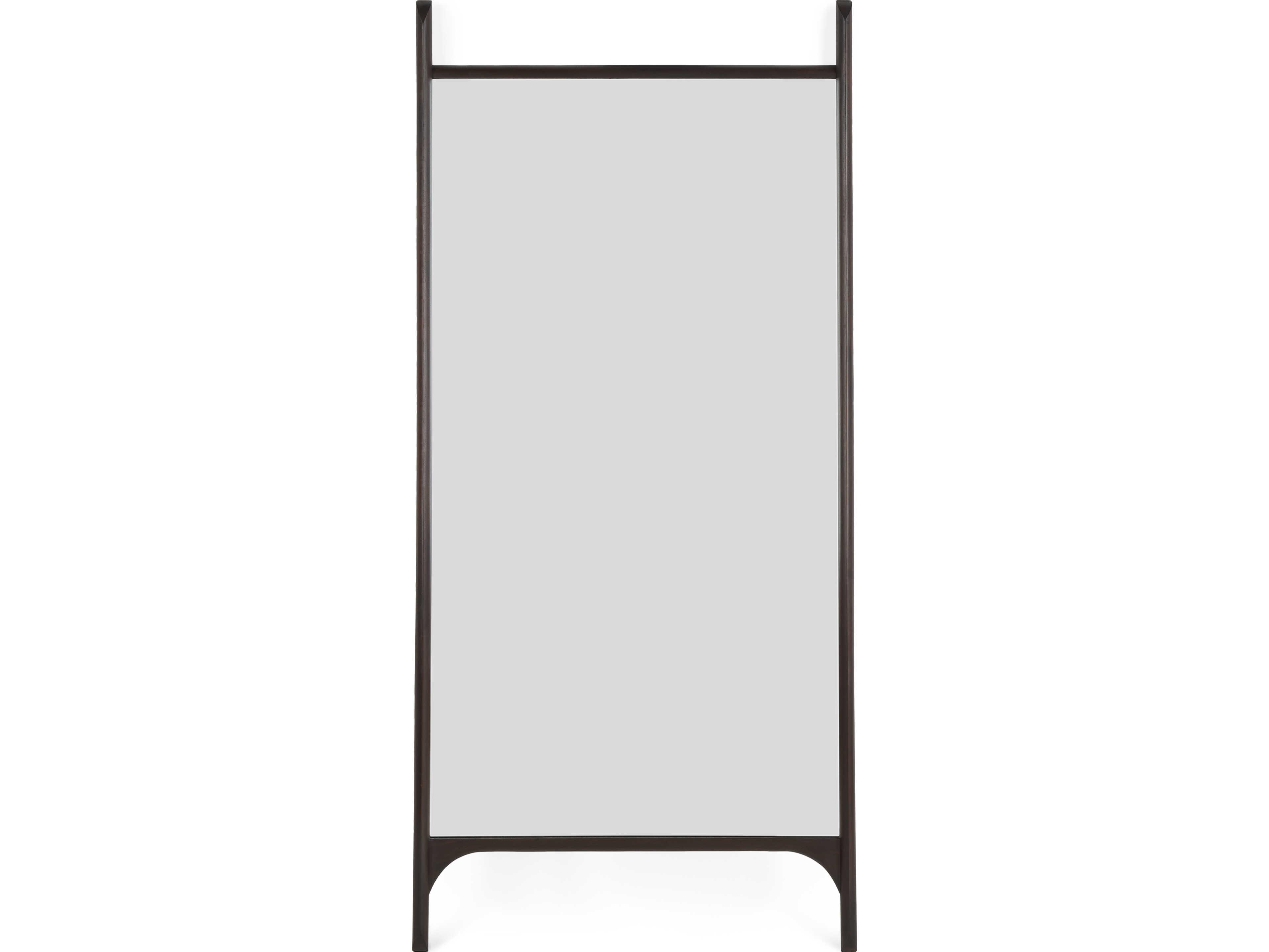 Ethnicraft Pi Mahogany Dark Brown Pi Floor Mirror