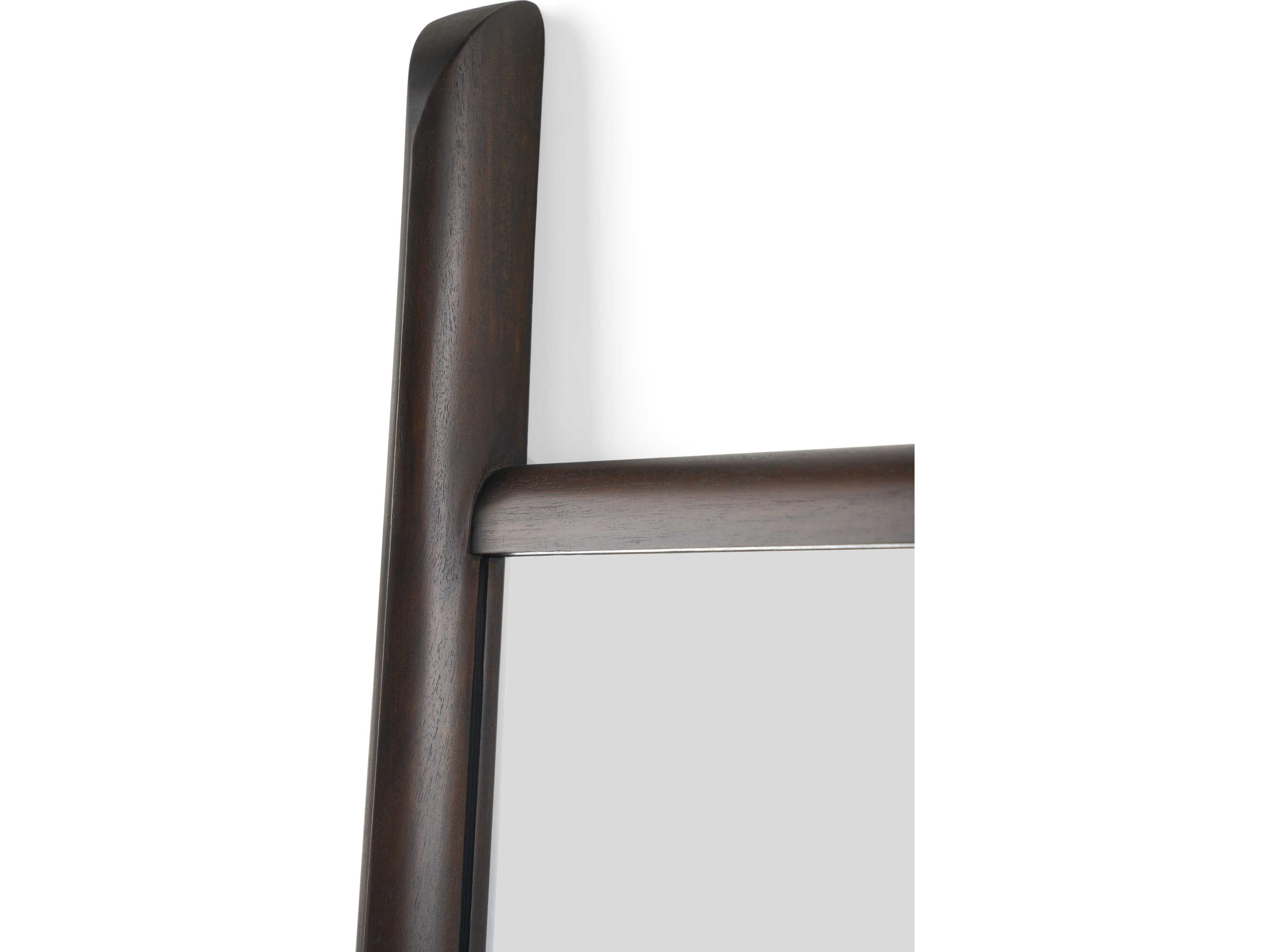 Ethnicraft Pi Mahogany Dark Brown Pi Floor Mirror