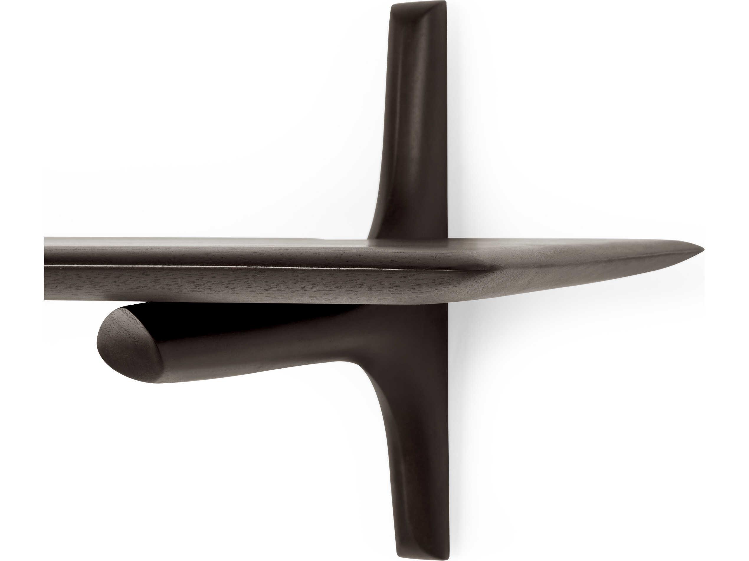 Ethnicraft Pi Mahogany Dark Brown Pi Wall Shelf