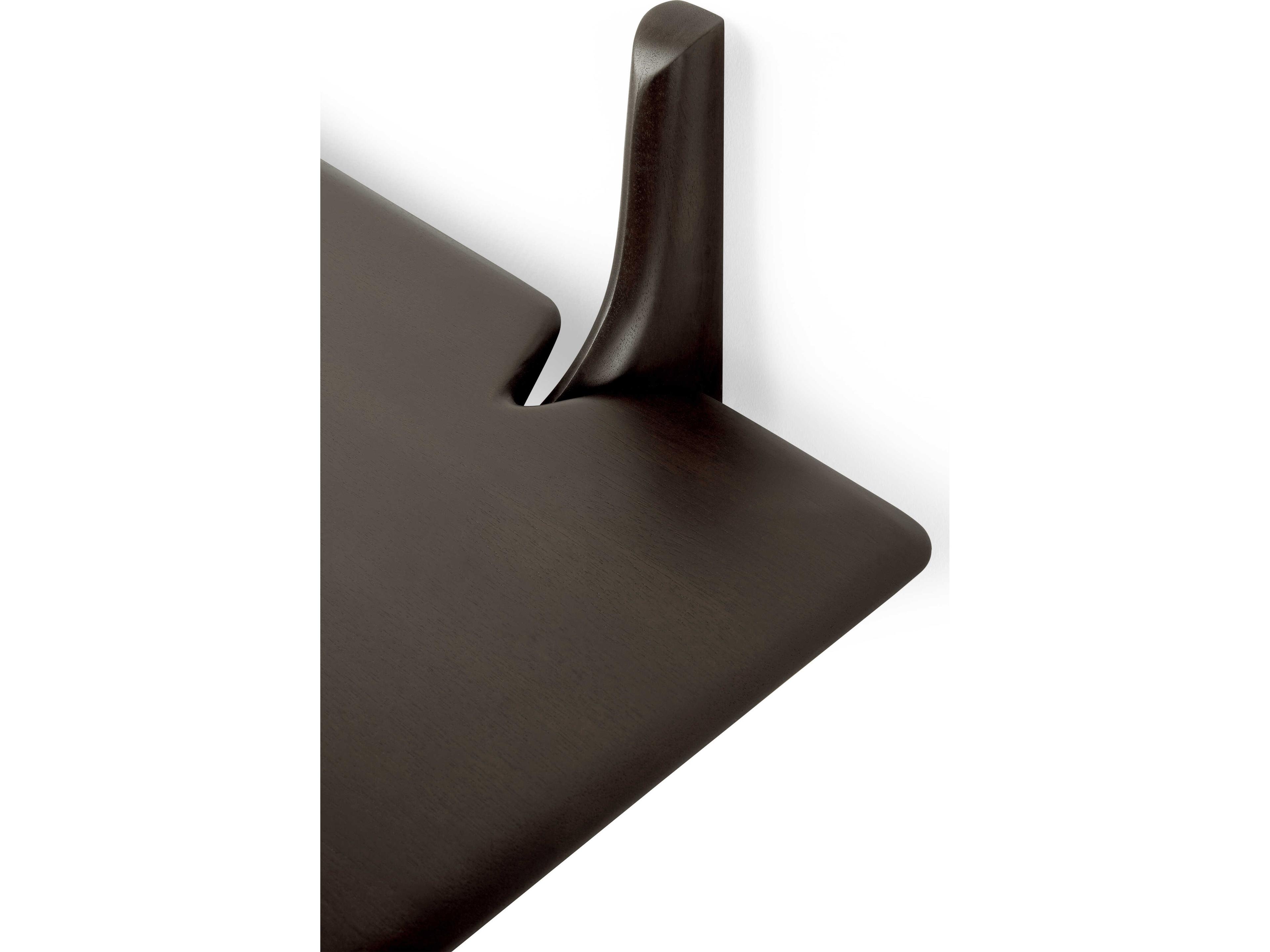 Ethnicraft Pi Mahogany Dark Brown Pi Wall Shelf