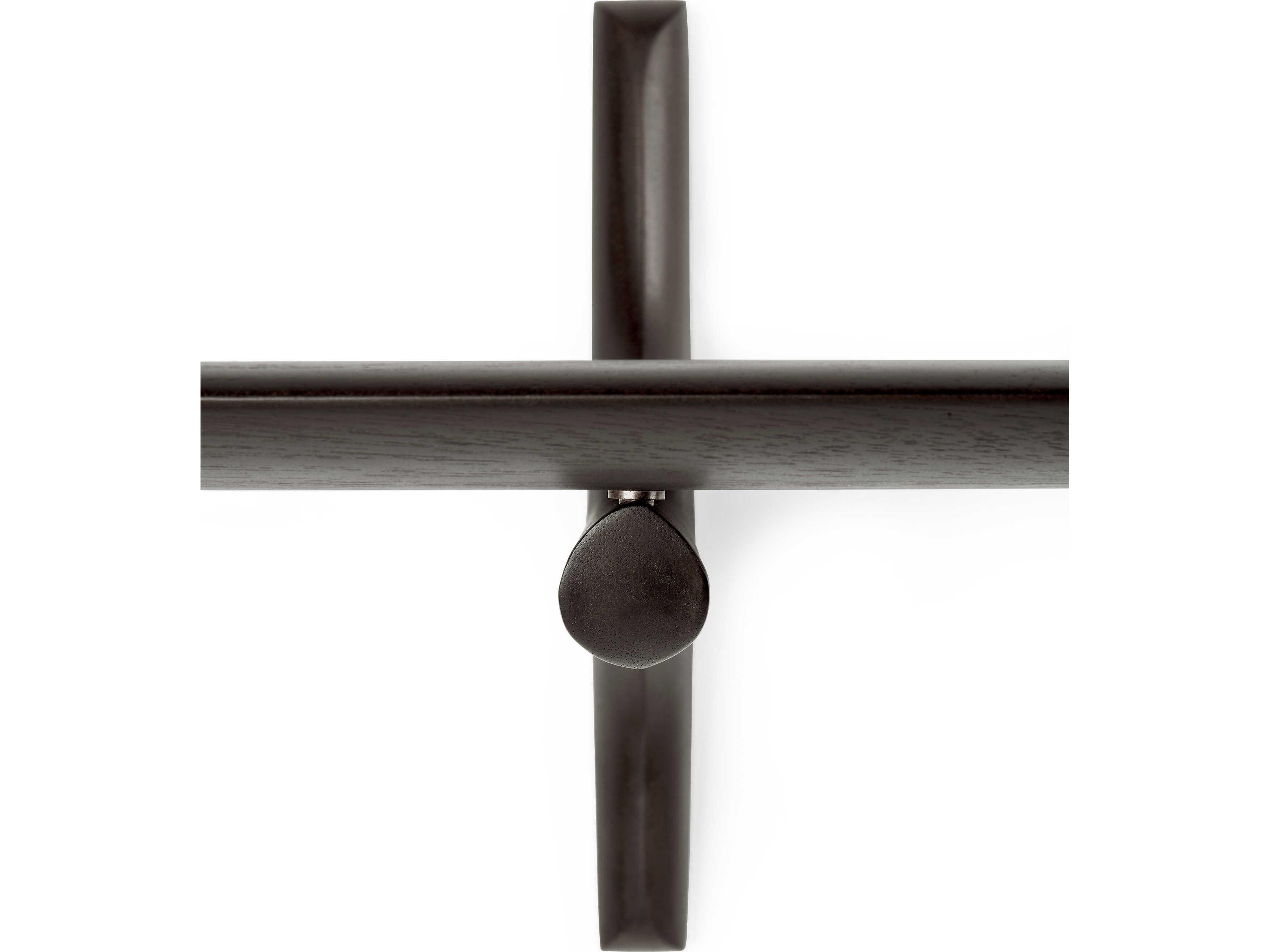 Ethnicraft Pi Mahogany Dark Brown Pi Wall Shelf