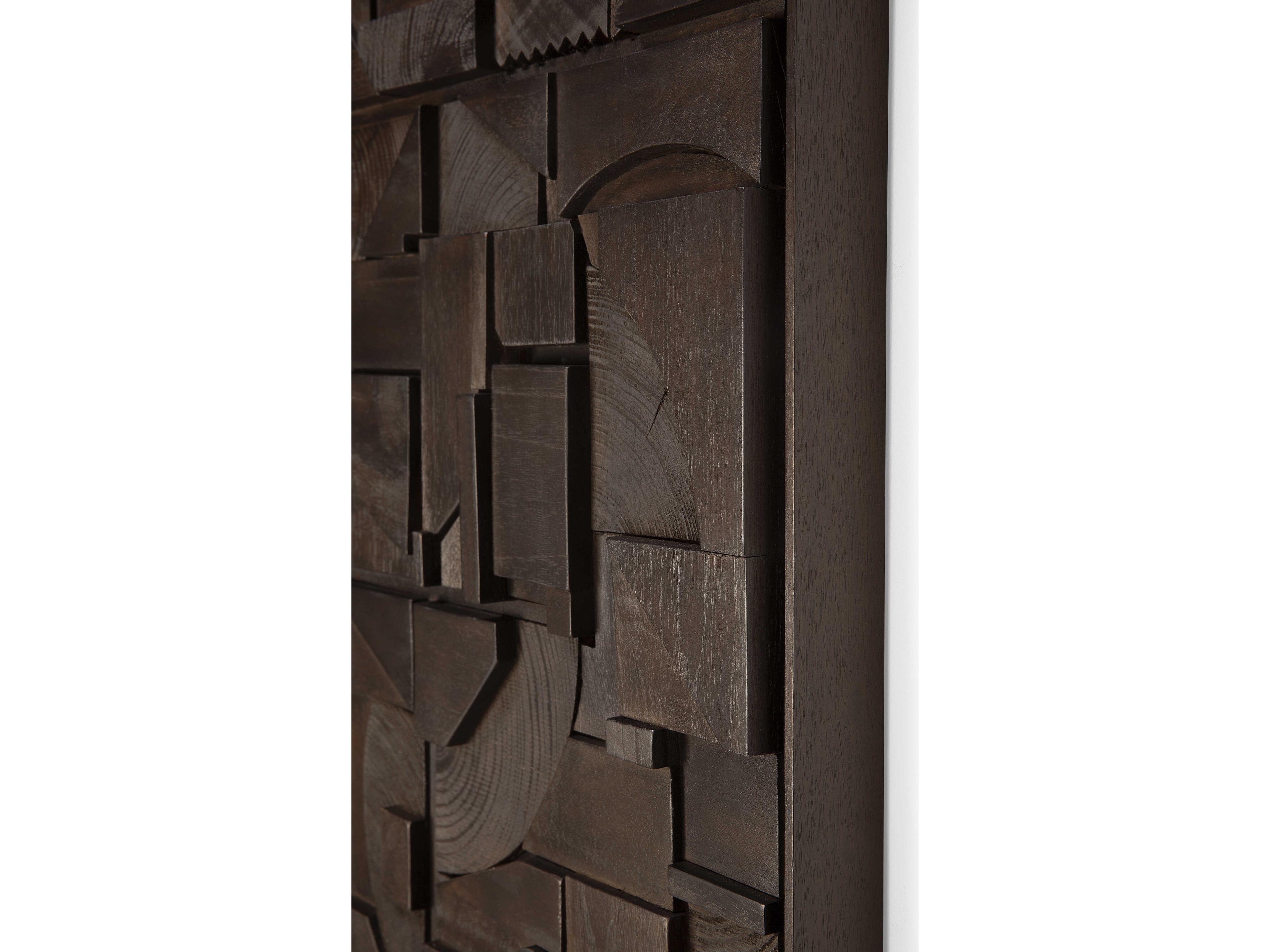 Ethnicraft Bricks Rectangular Wall Art