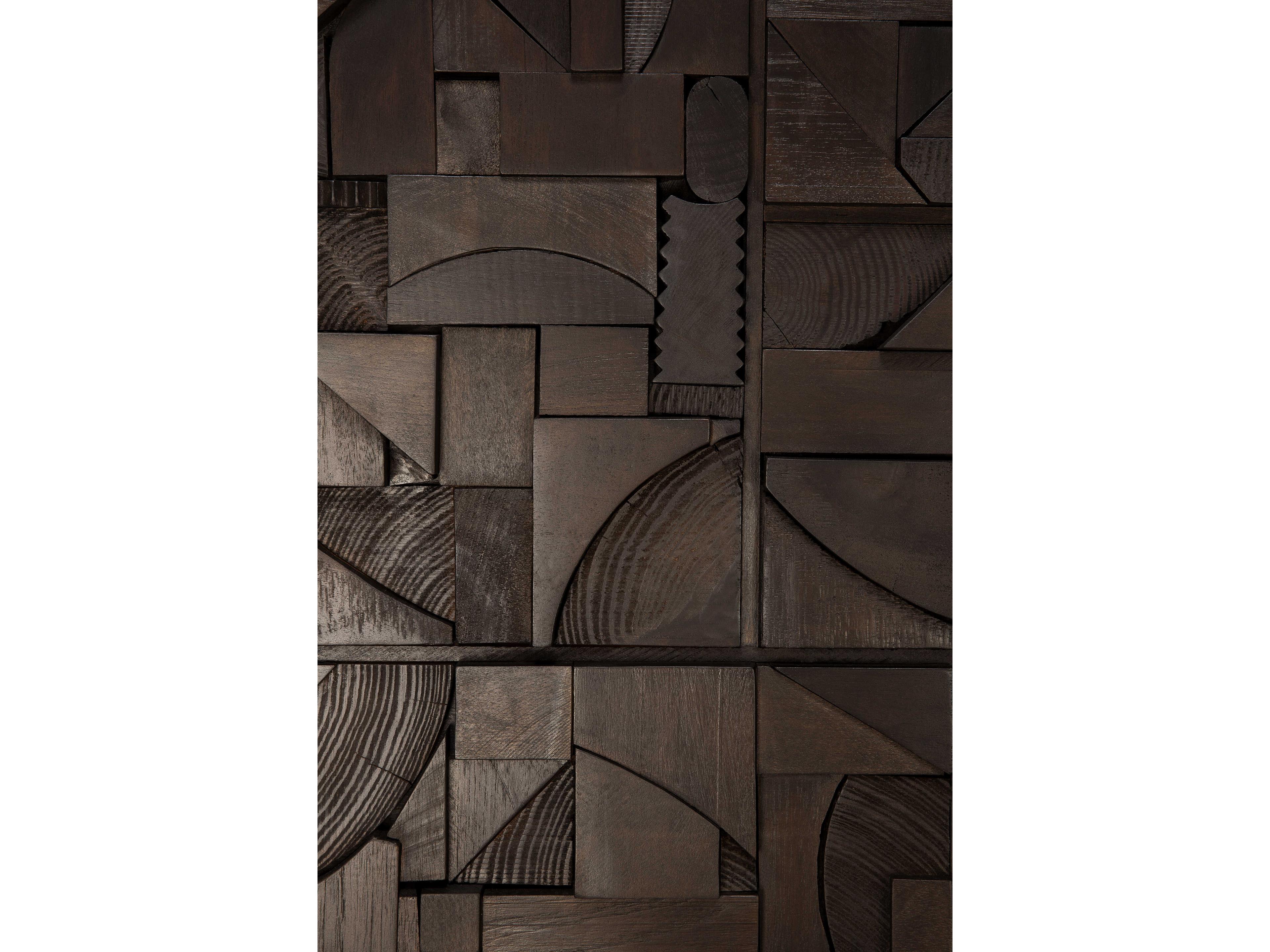 Ethnicraft Bricks Rectangular Wall Art