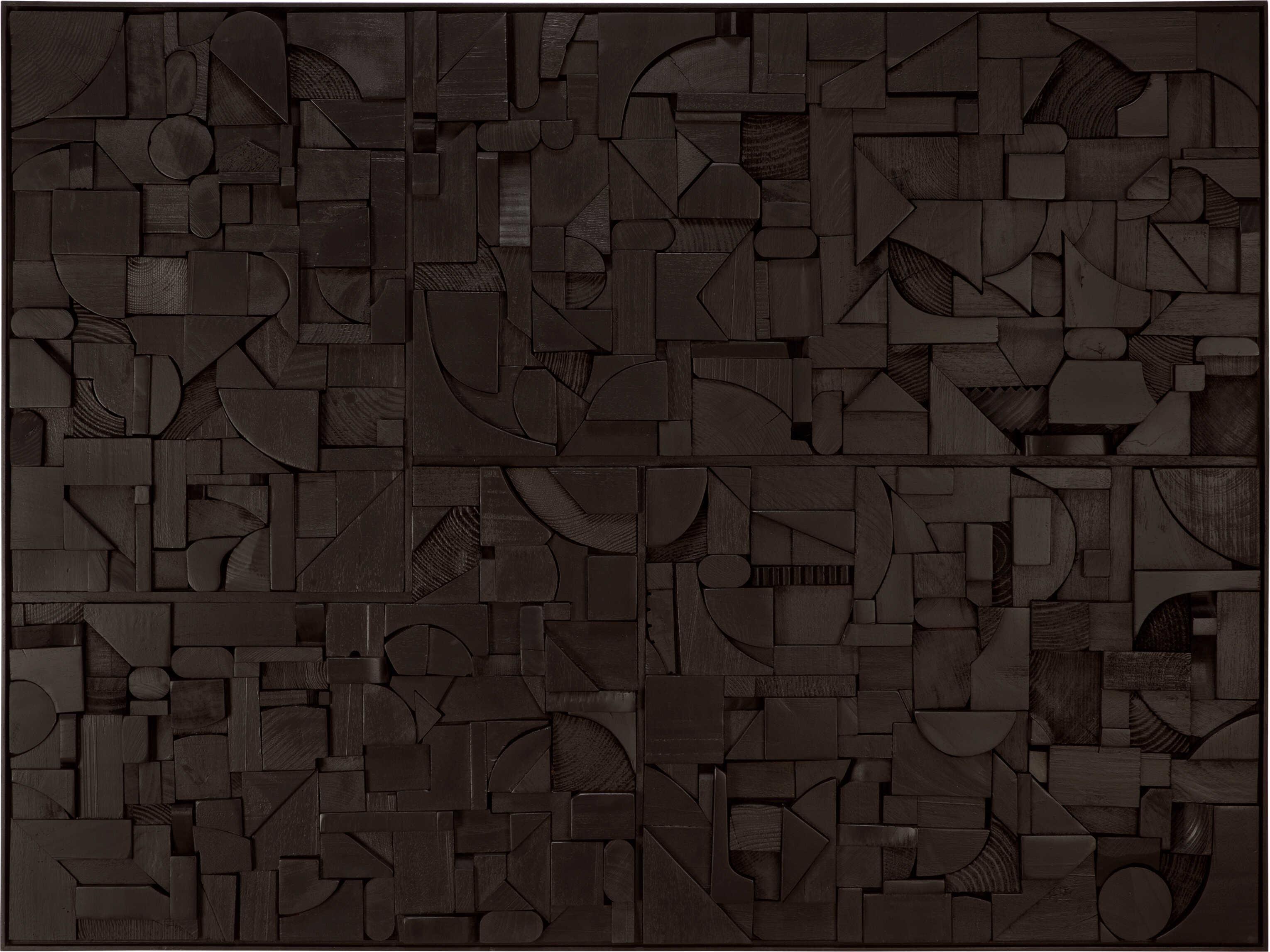 Ethnicraft Bricks Black Wall Art