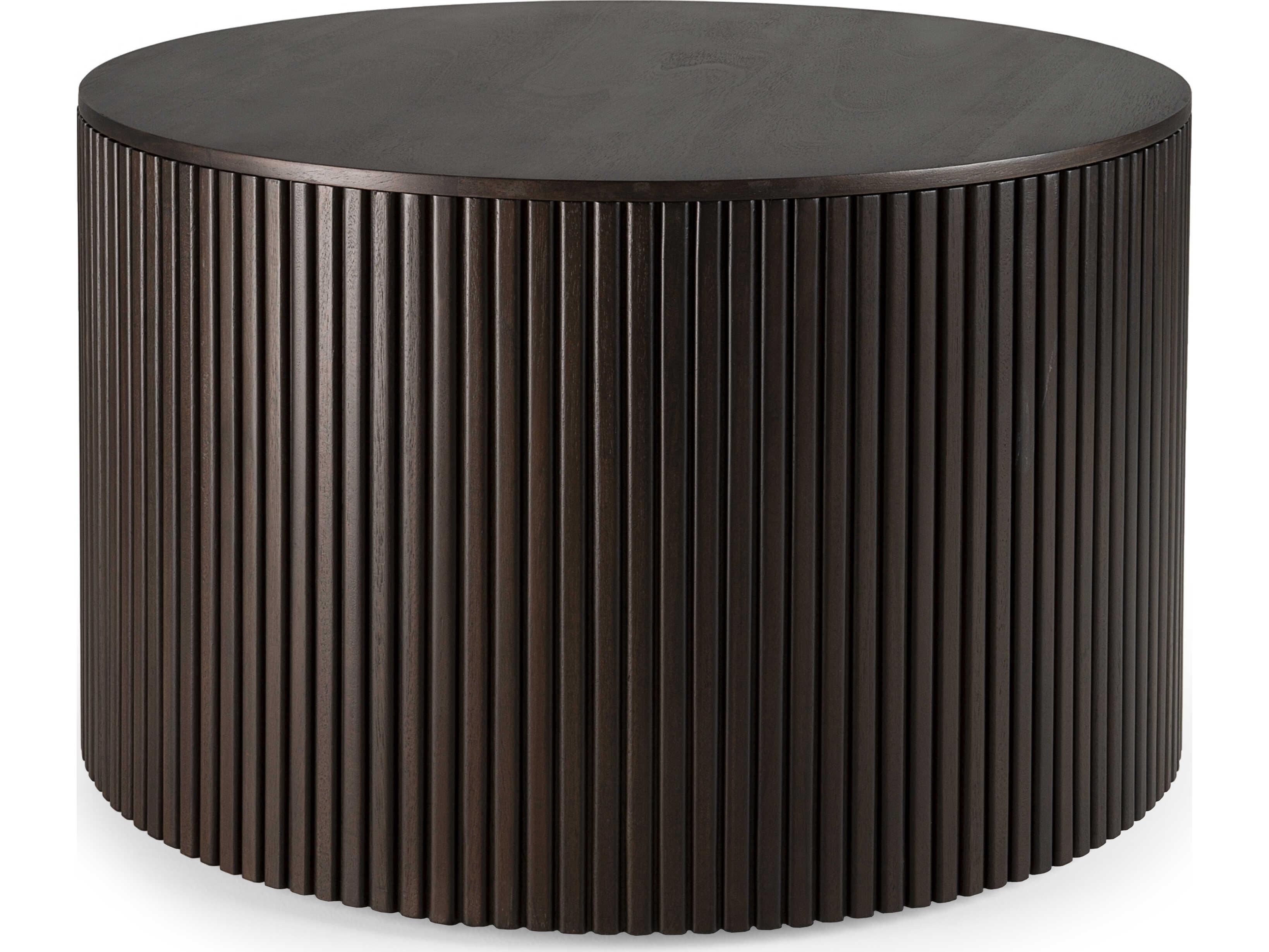 Ethnicraft Roller Max Mahogany Dark Brown Coffee Table