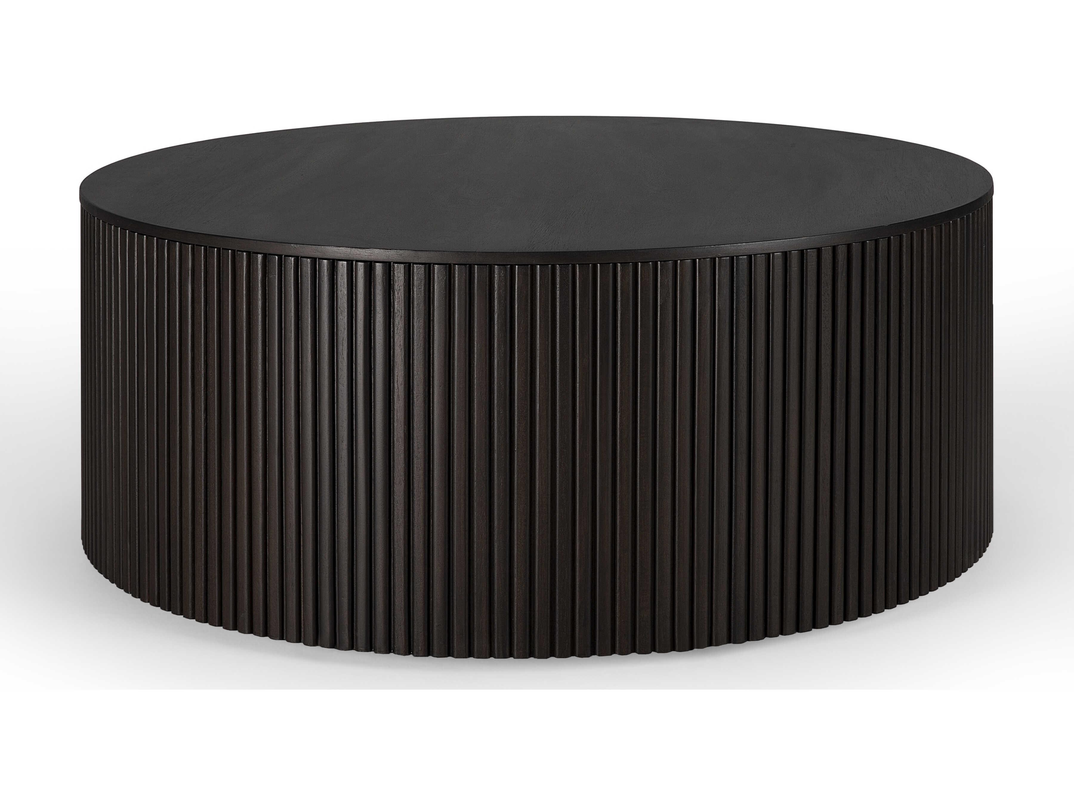 Ethnicraft Roller Max Mahogany Dark Brown Coffee Table