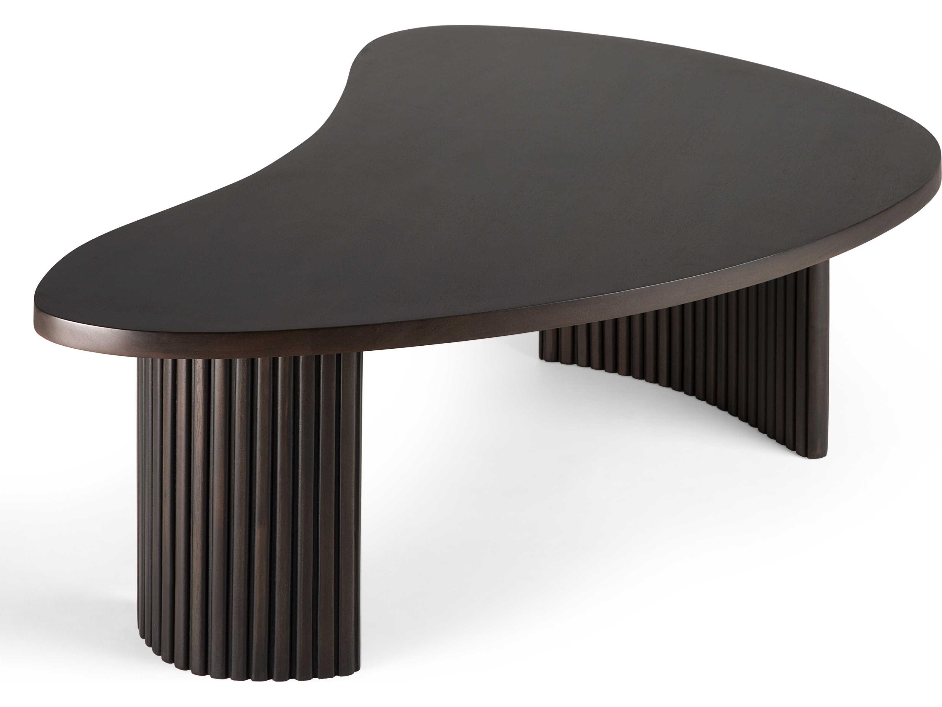 Ethnicraft Boomerang Mahogany Dark Brown Coffee Table