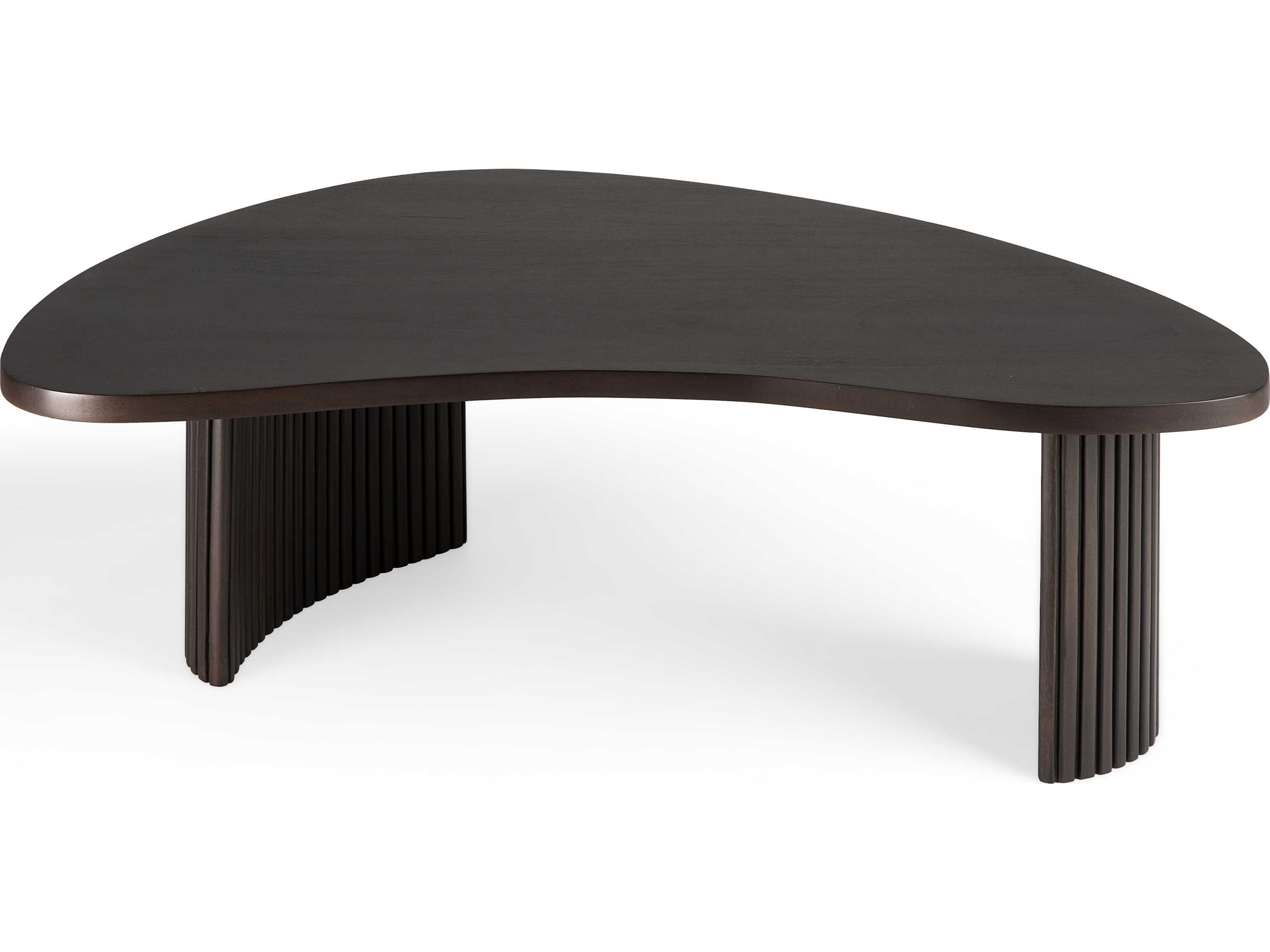 Ethnicraft Boomerang Mahogany Dark Brown Coffee Table