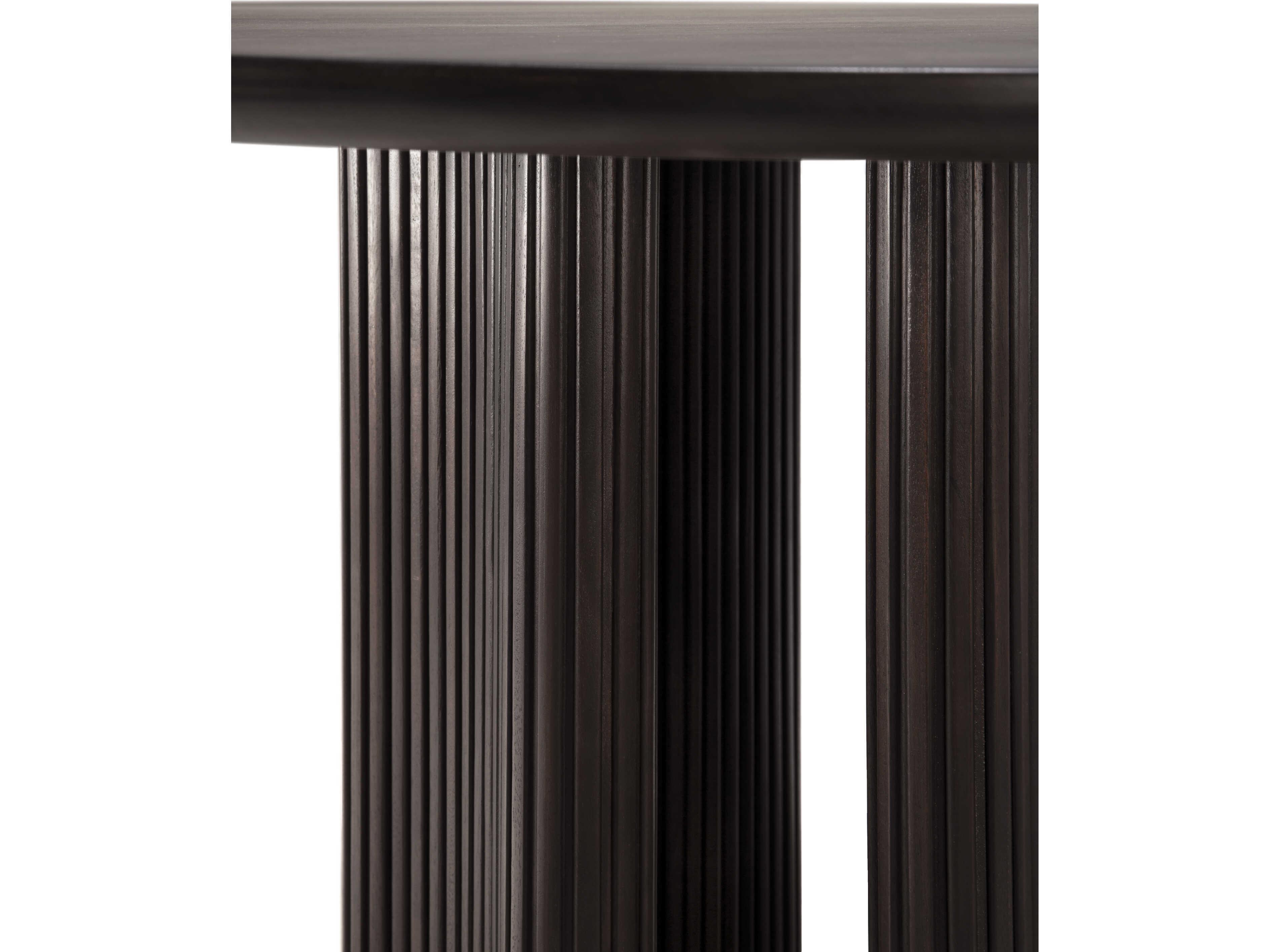 Ethnicraft Roller Max Mahogany Dark Brown Dining Table