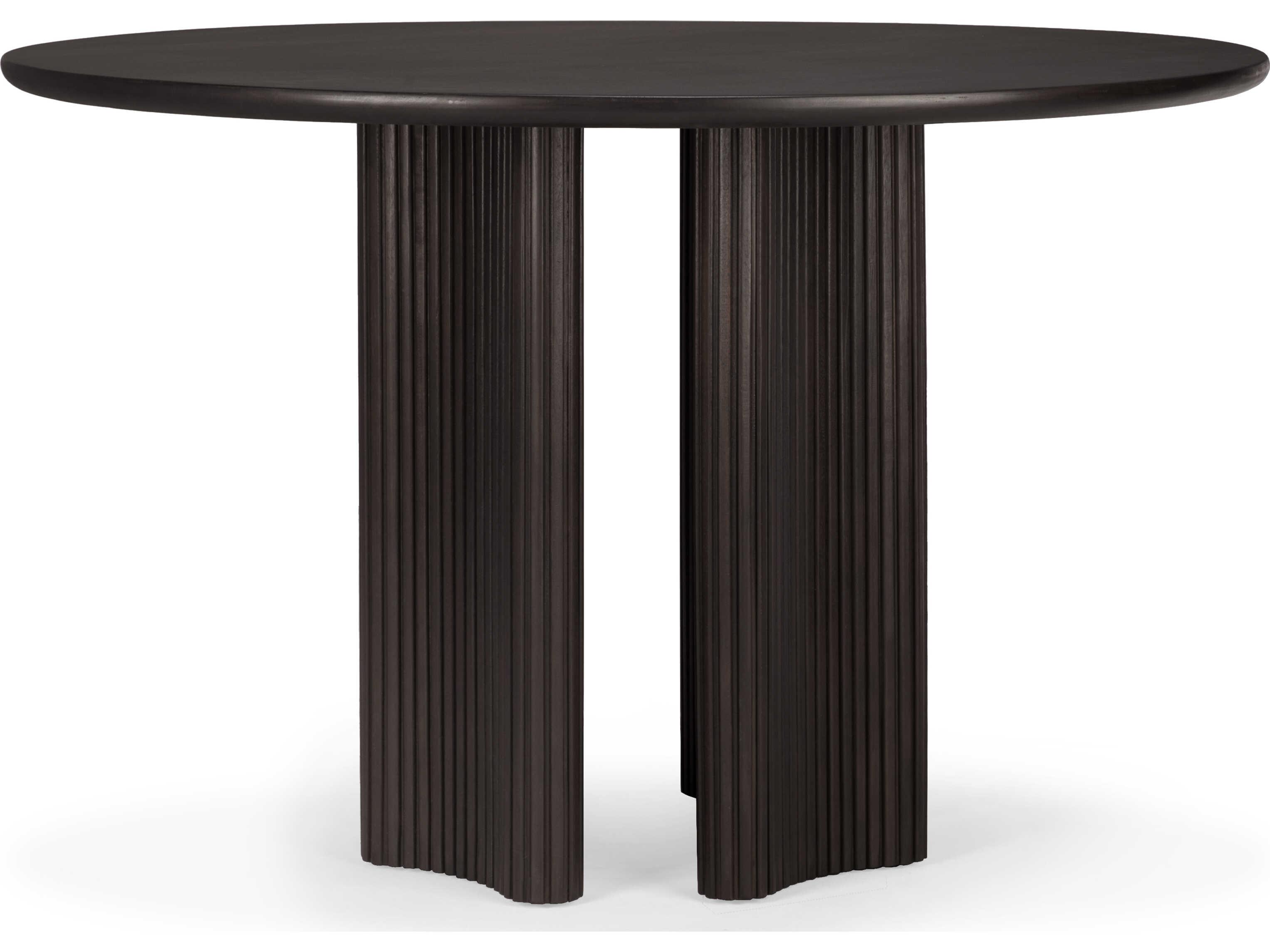 Ethnicraft Roller Max Mahogany Dark Brown Dining Table