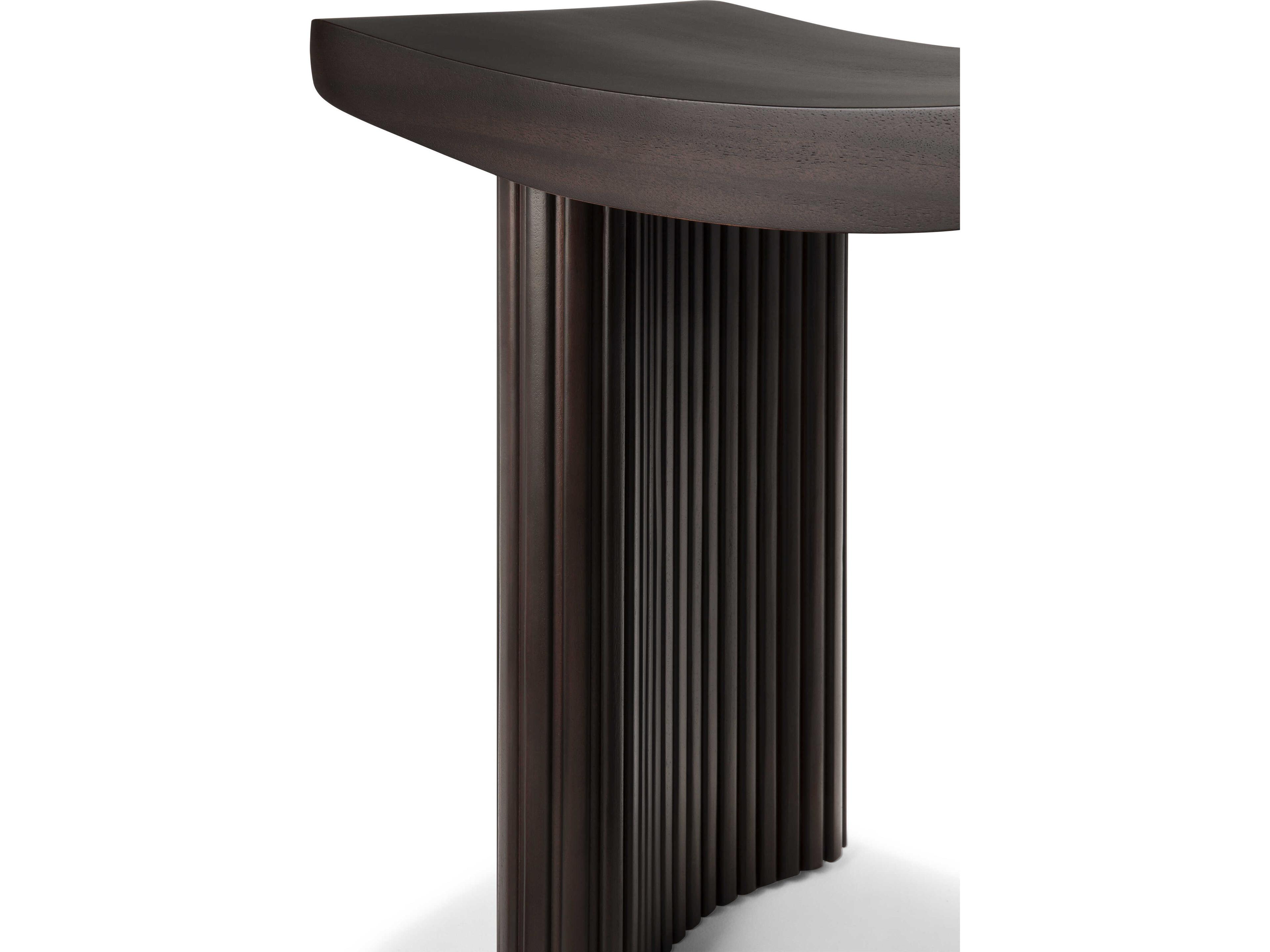 Ethnicraft Roller Max Mahogany Dark Brown Stool