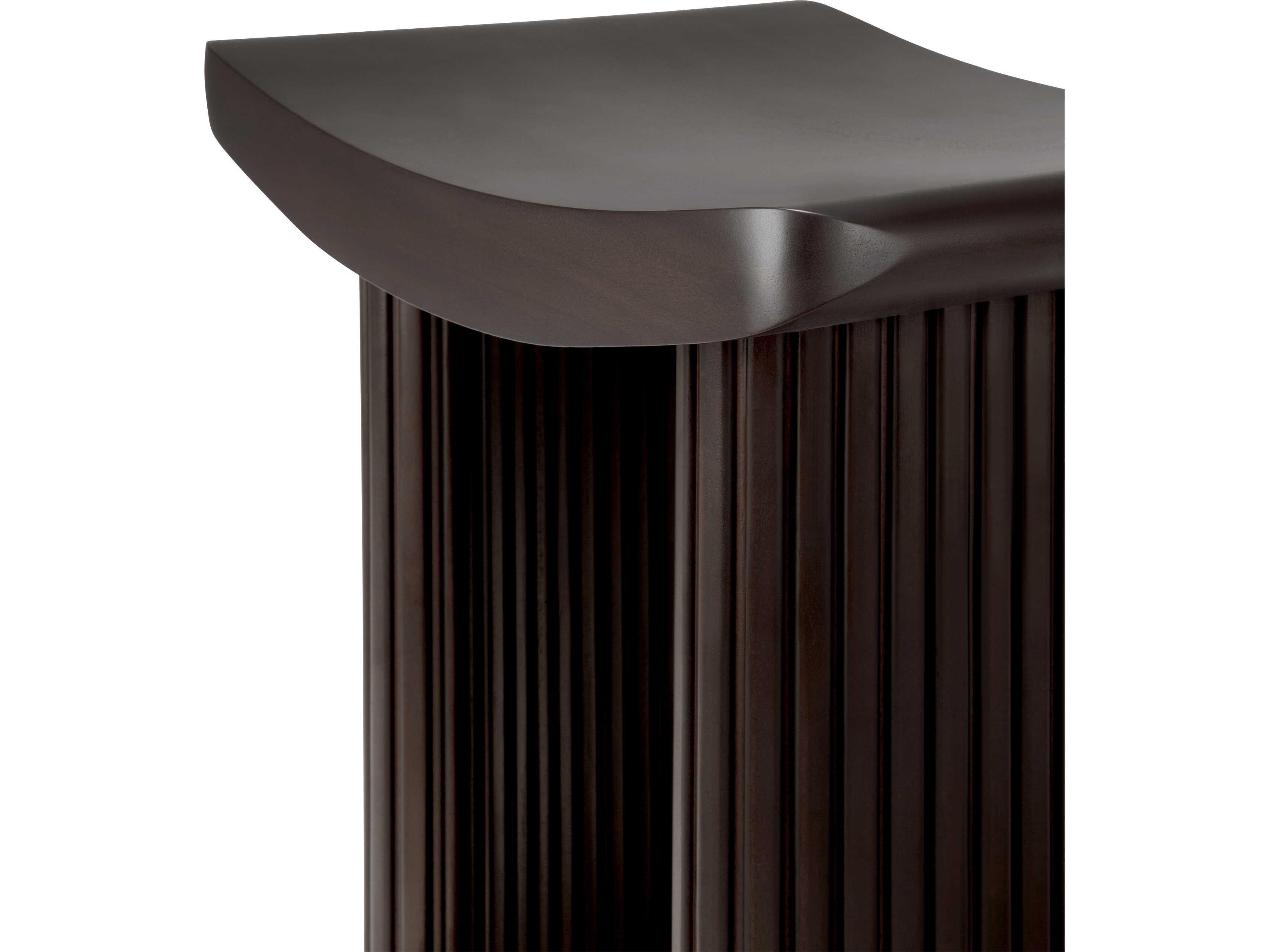 Ethnicraft Roller Max Mahogany Dark Brown Stool