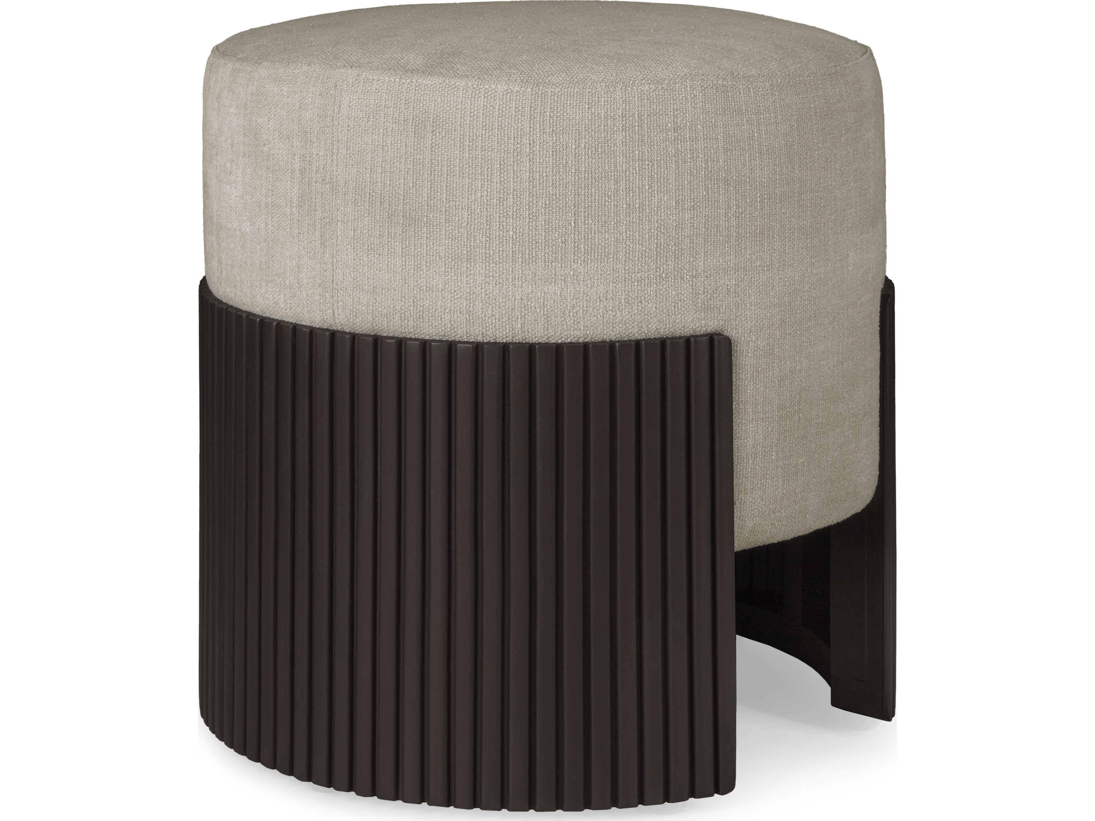 Ethnicraft Roller Max Mahogany Dark Brown Pouf