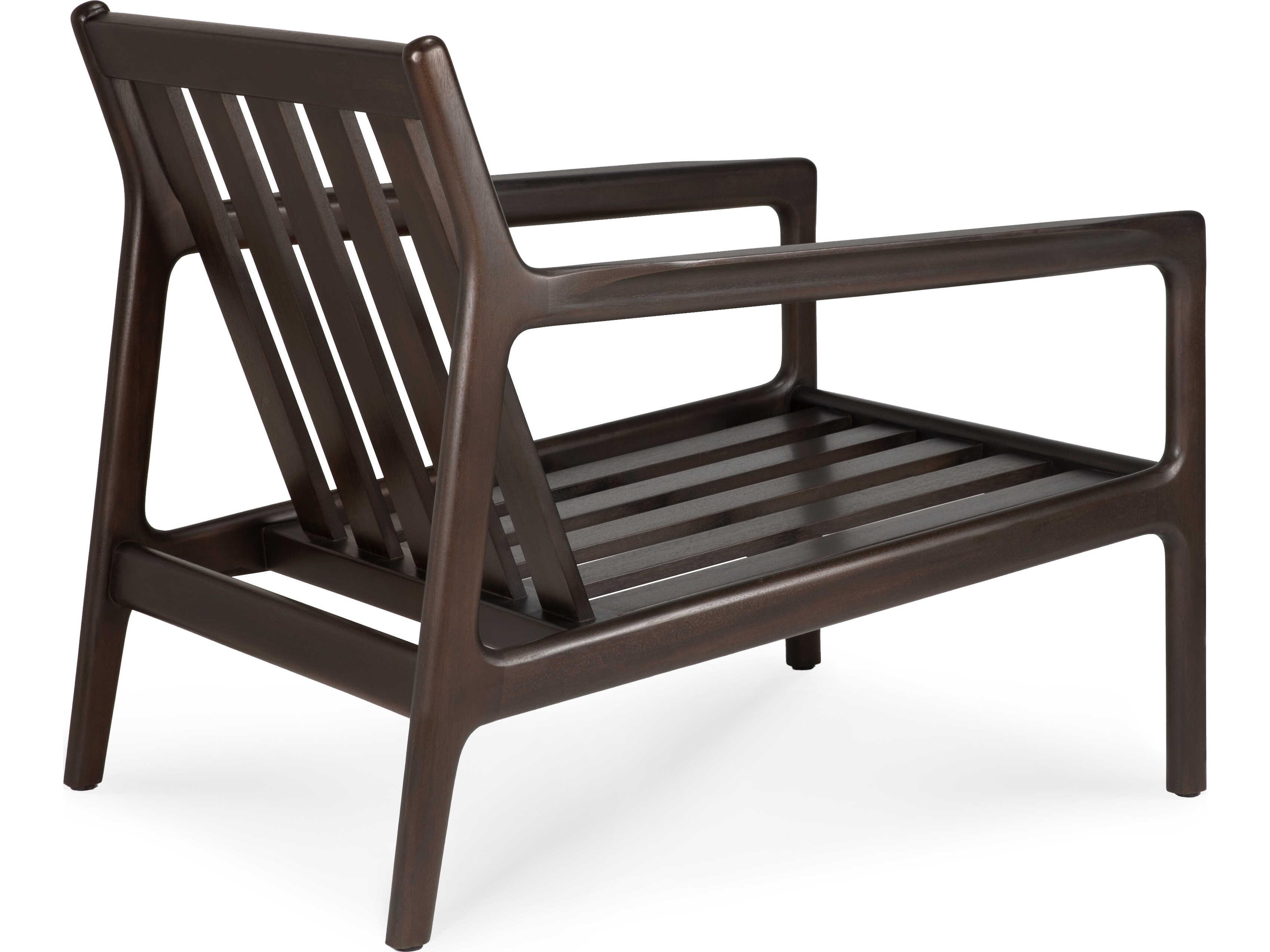 Ethnicraft Jack  Brown Accent Chair