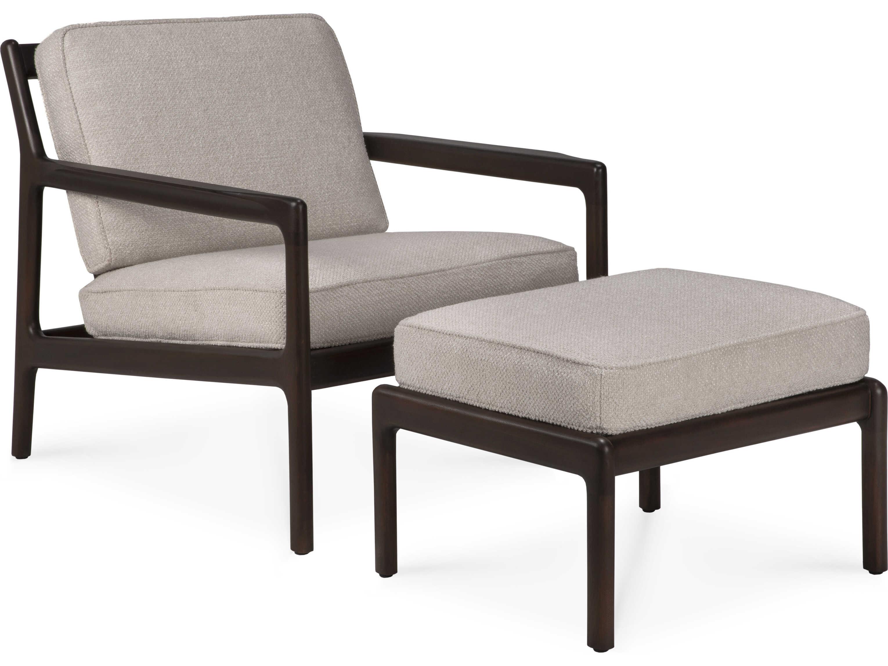 Ethnicraft Jack Mahogany Dark Brown Lounge Chair