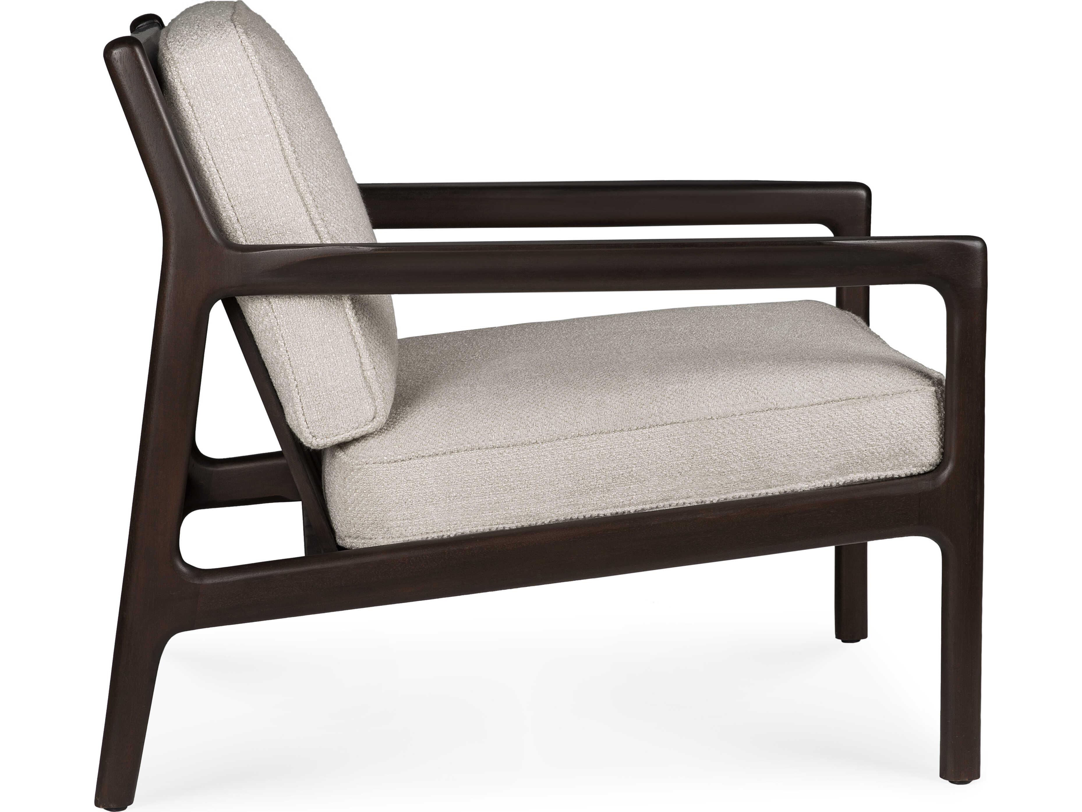 Ethnicraft Jack Mahogany Dark Brown Lounge Chair