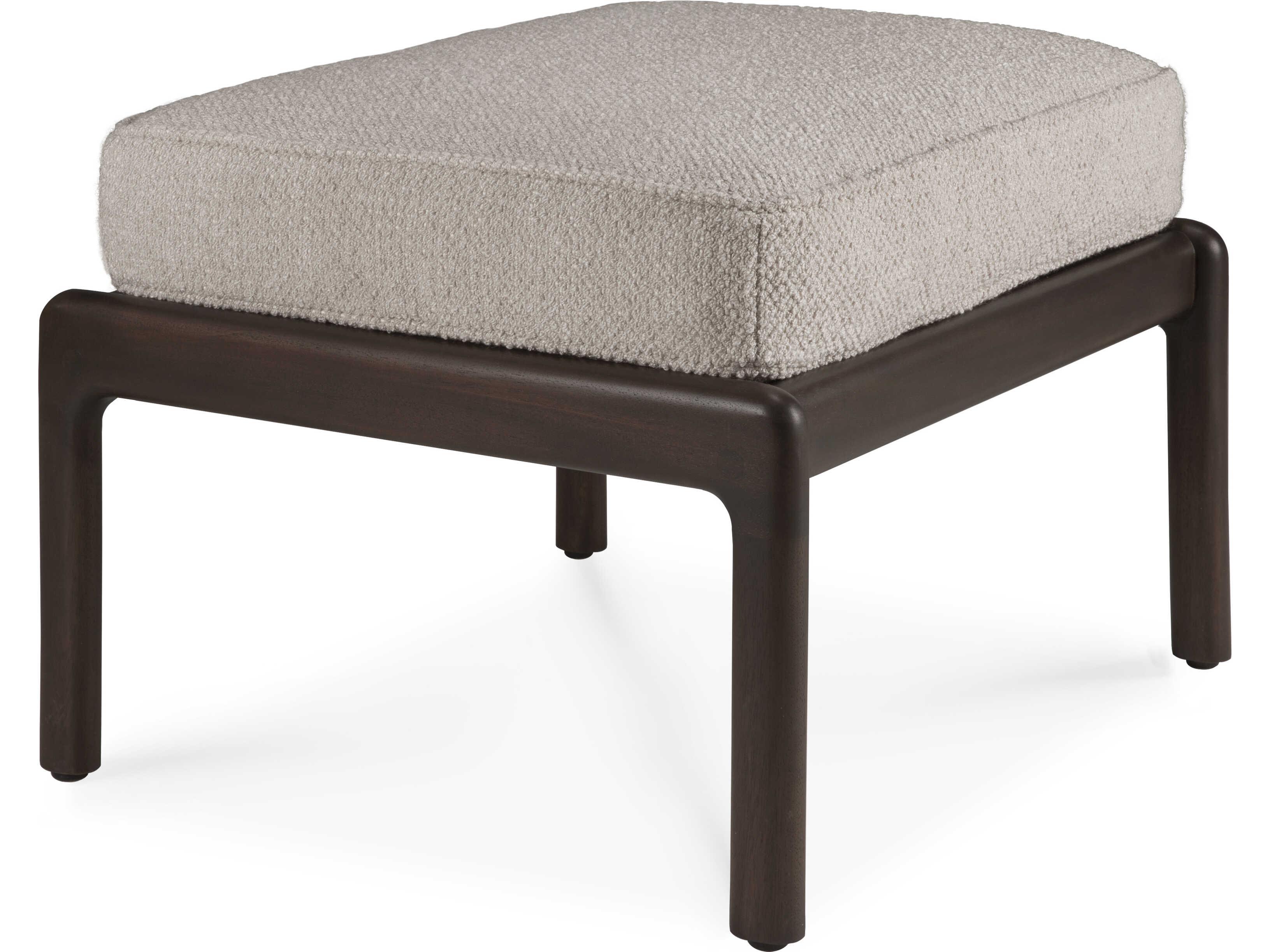 Ethnicraft Jack Mahogany Dark Brown Footstool