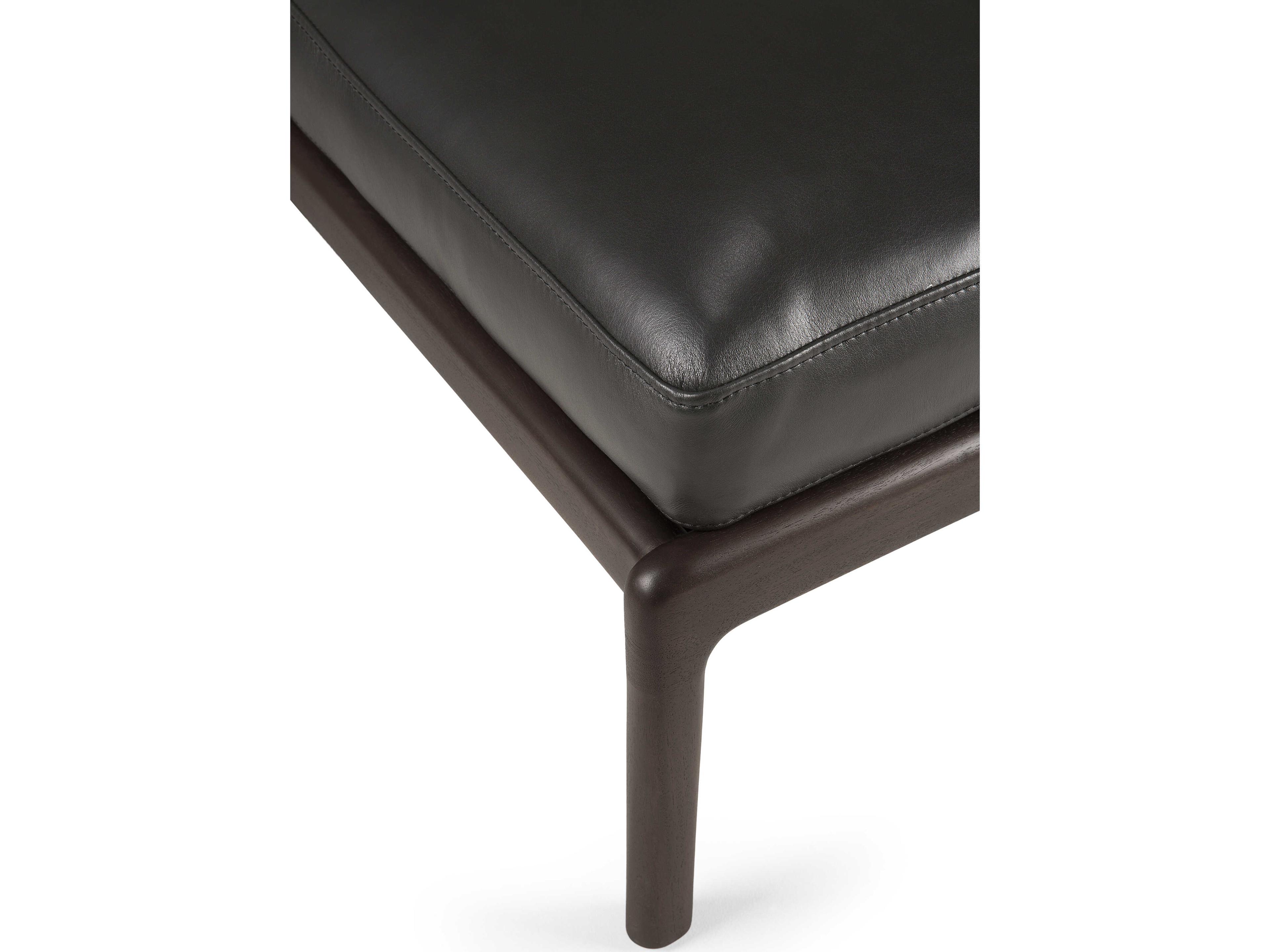 Ethnicraft Jack Mahogany Dark Brown Footstool