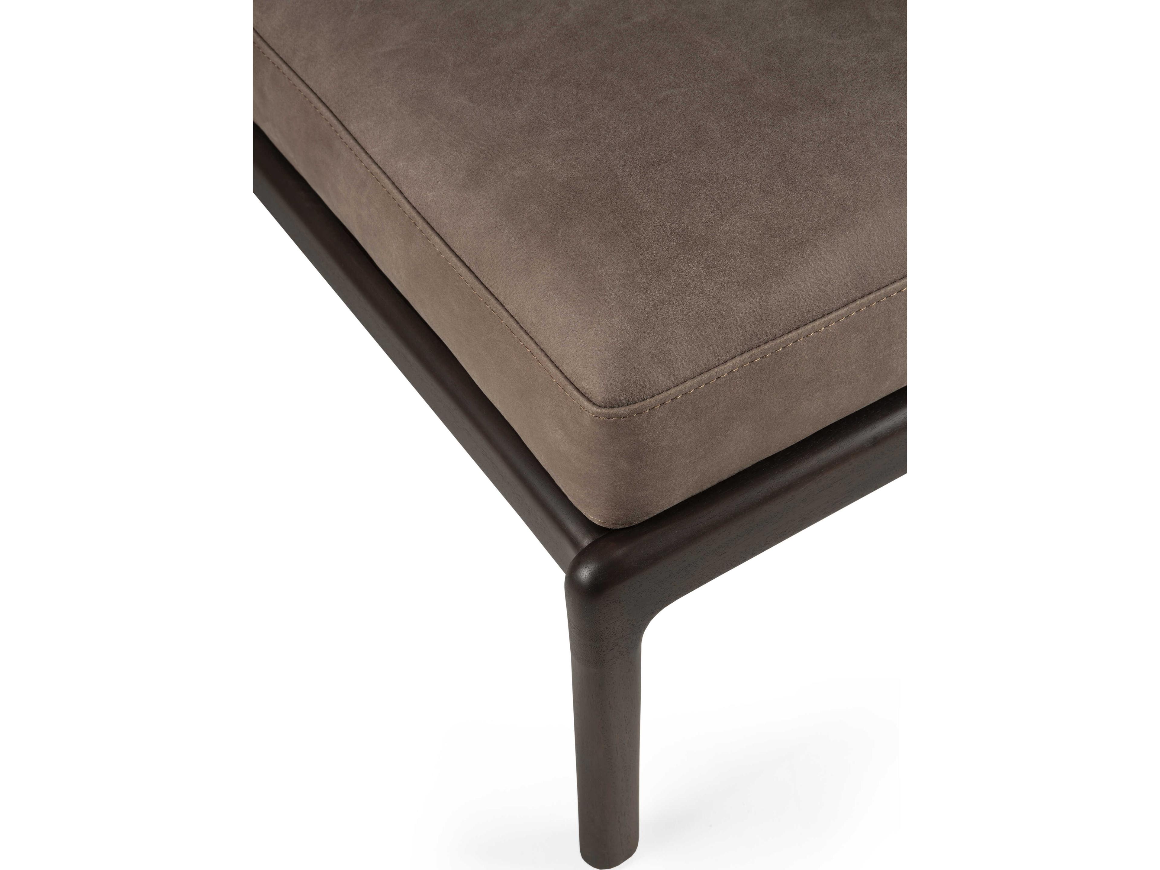 Ethnicraft Jack Mahogany Dark Brown Footstool