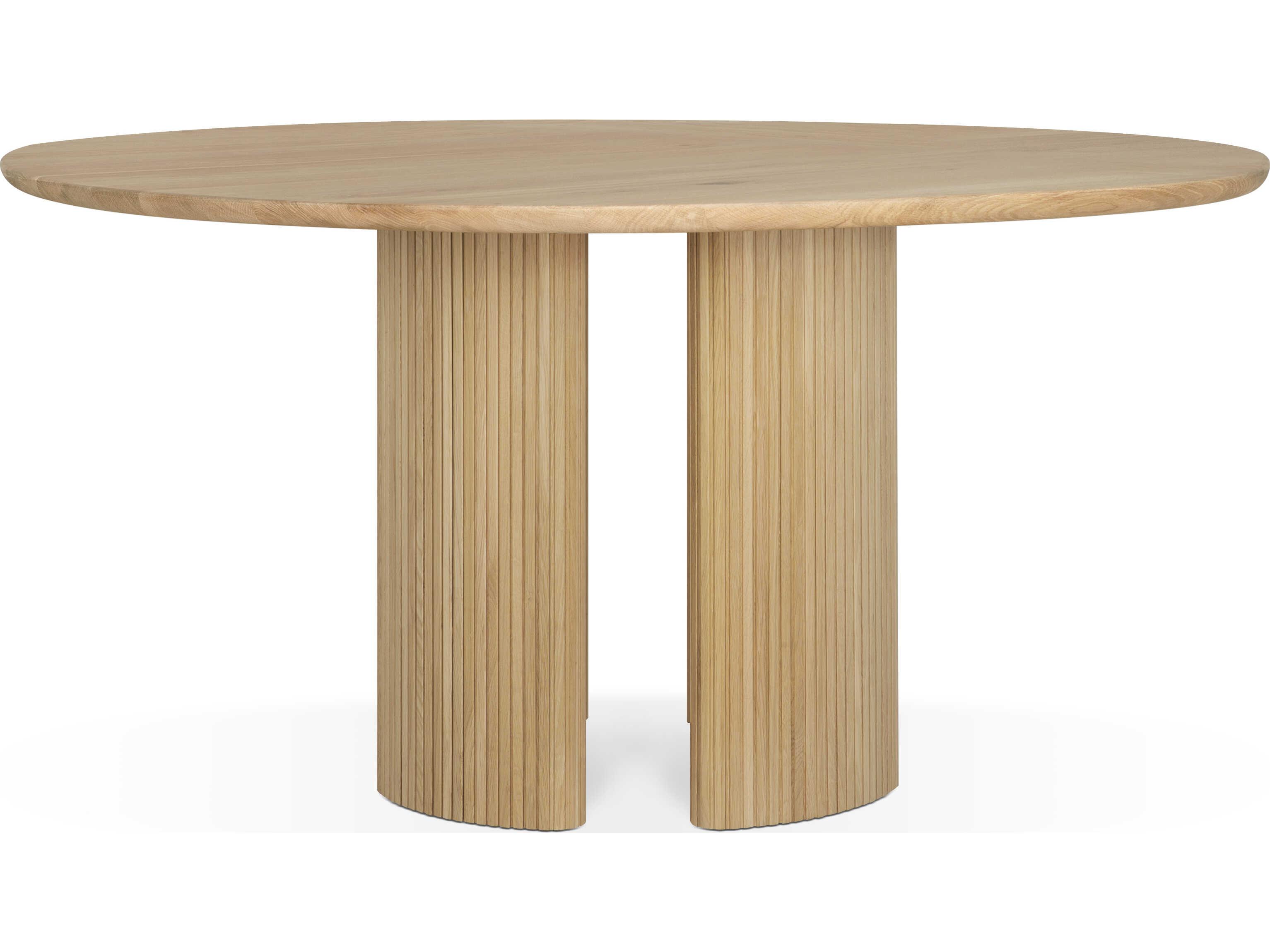 Ethnicraft Roller Max Oak Oiled Dining Table