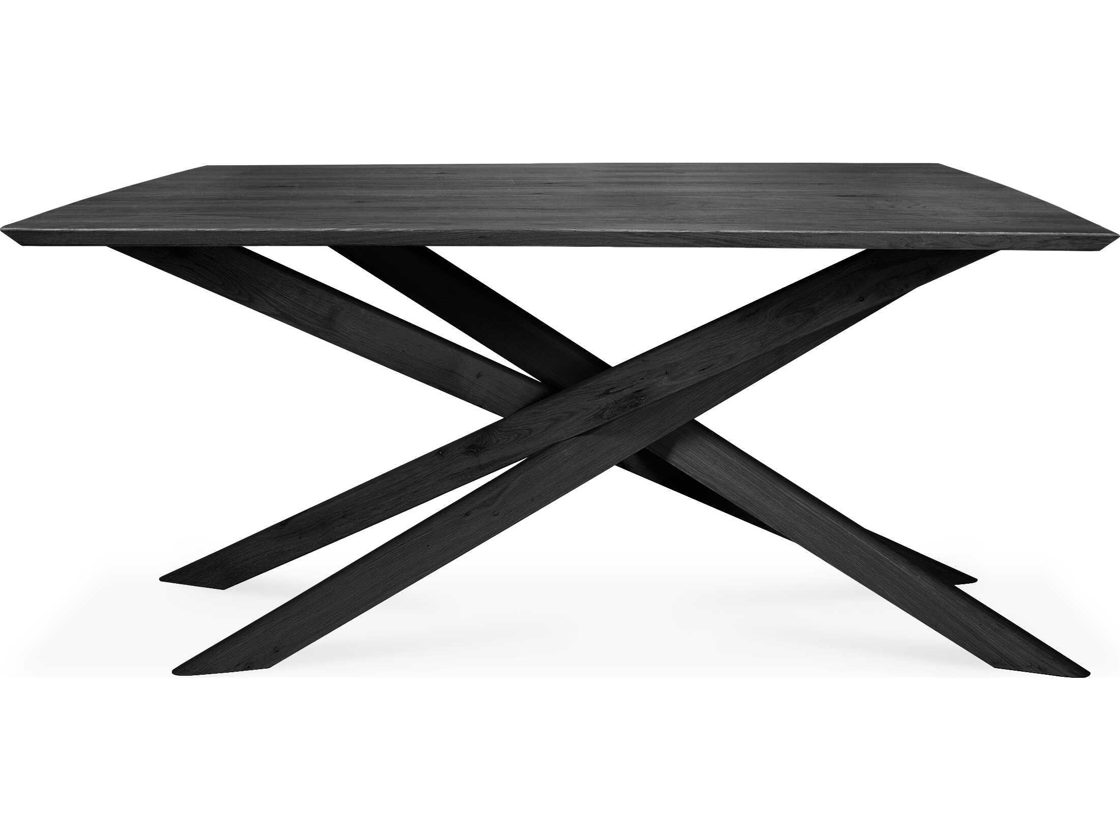 Ethnicraft Mikado Oak Black Dining Table