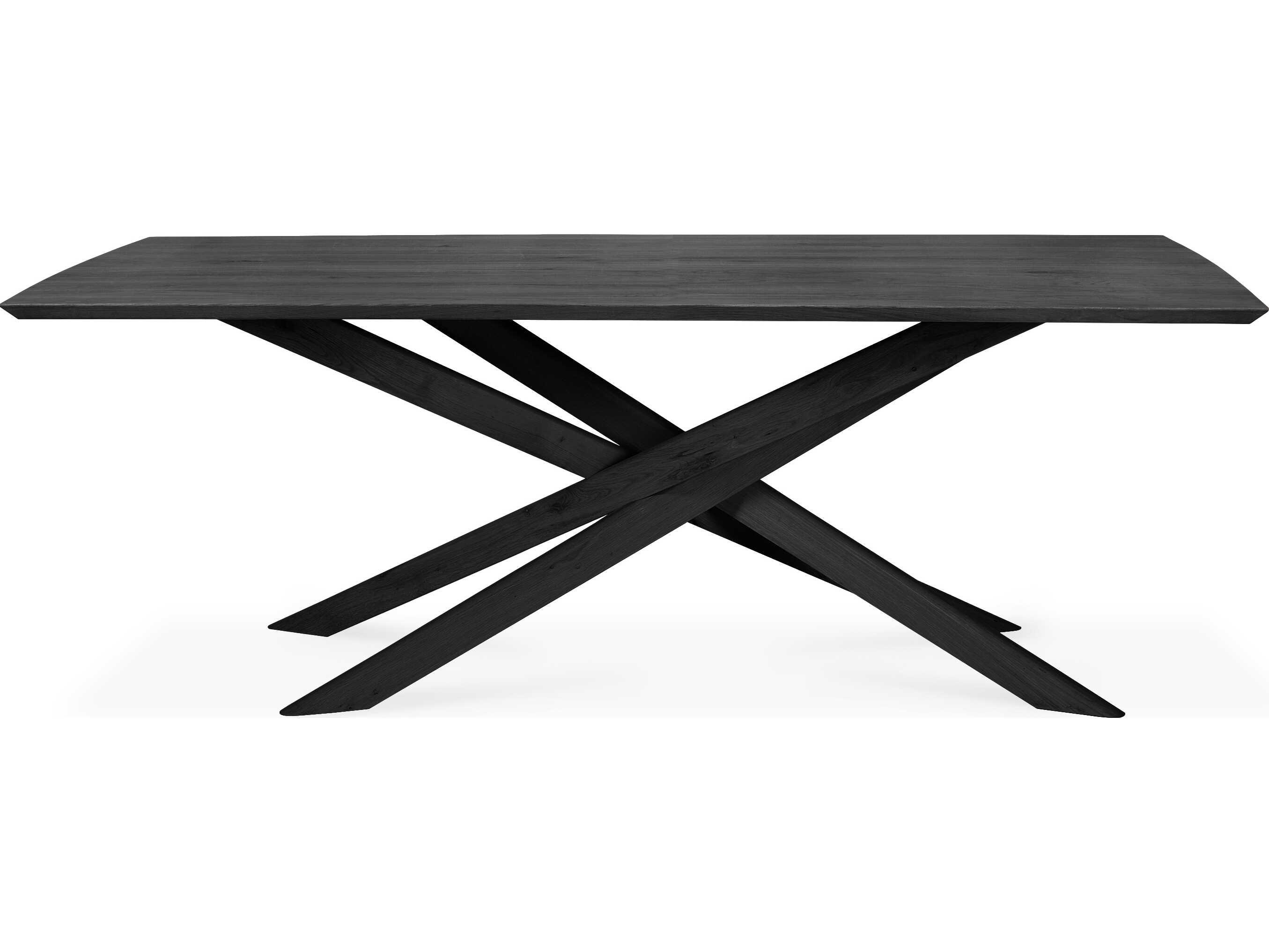 Ethnicraft Mikado Oak Black Dining Table
