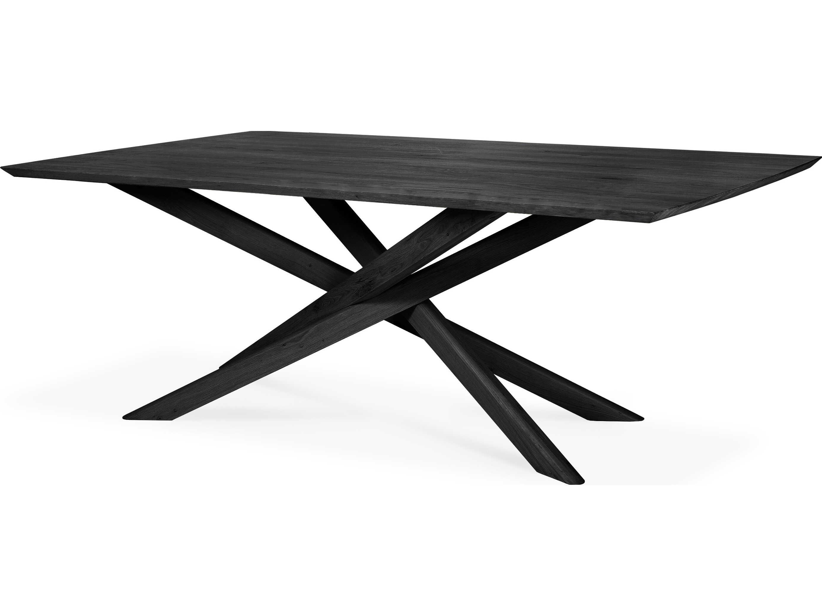 Ethnicraft Mikado Oak Black Dining Table