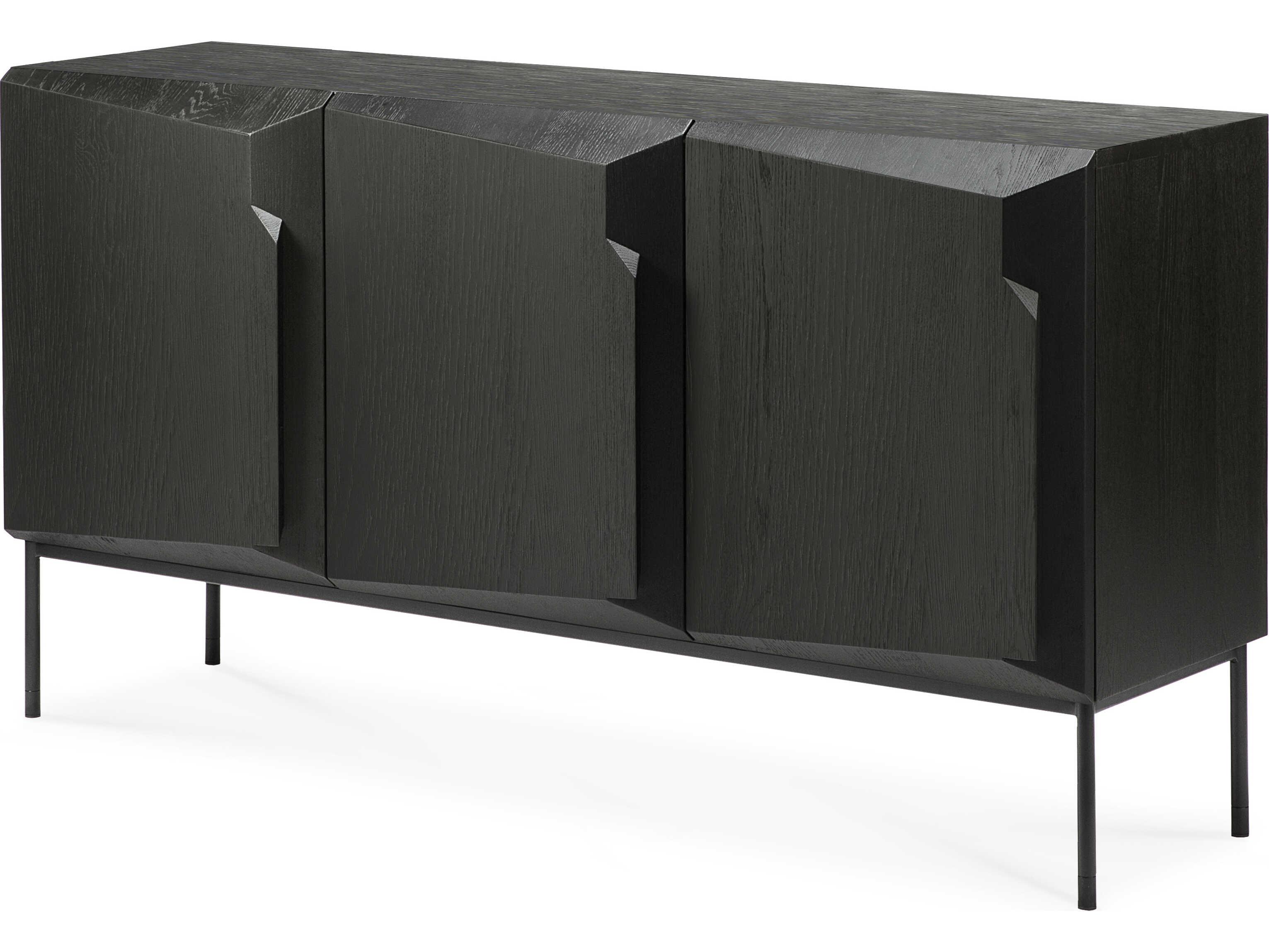 Ethnicraft Stairs Oak Black Sideboard