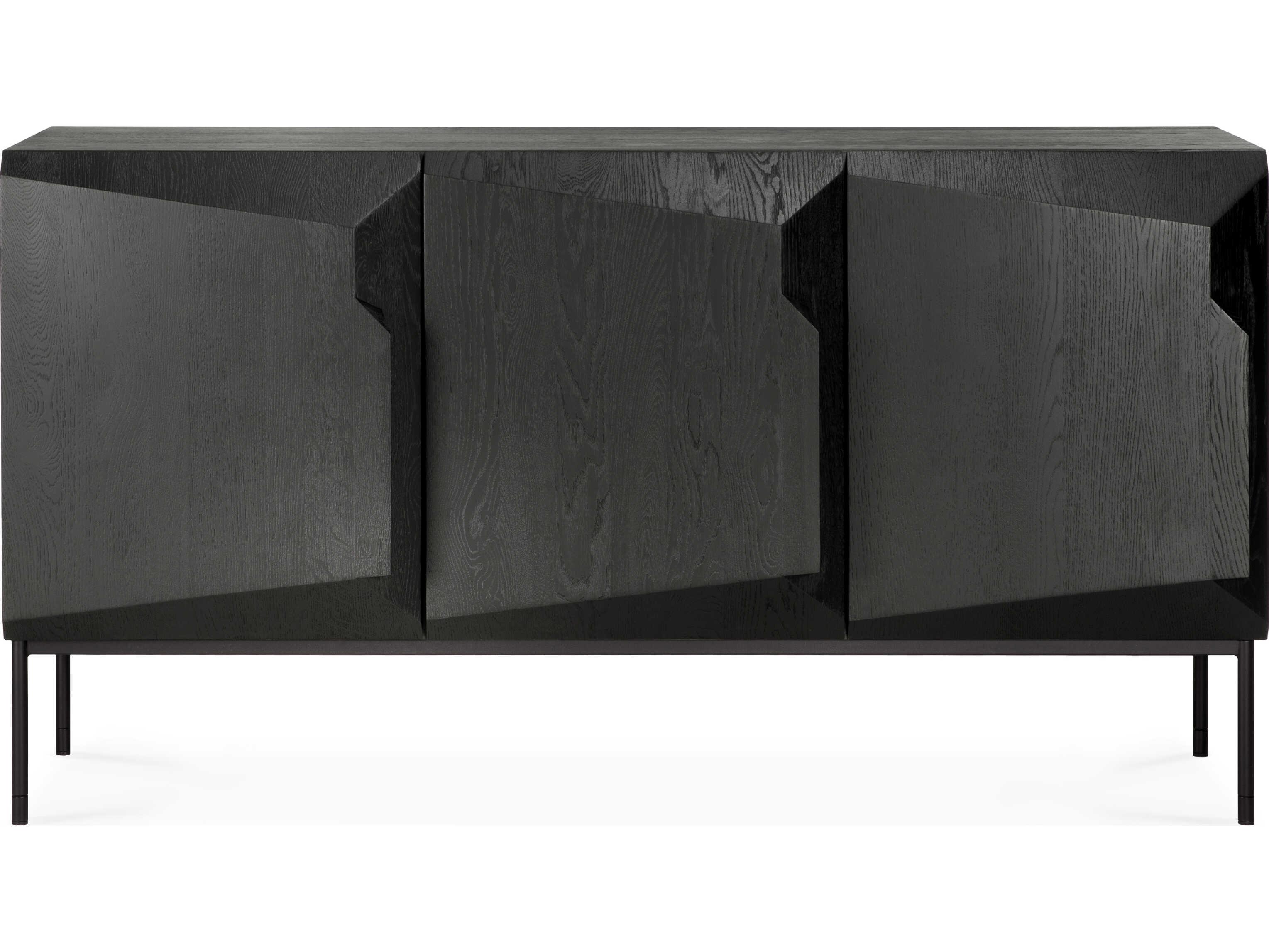 Ethnicraft Stairs Oak Black Sideboard