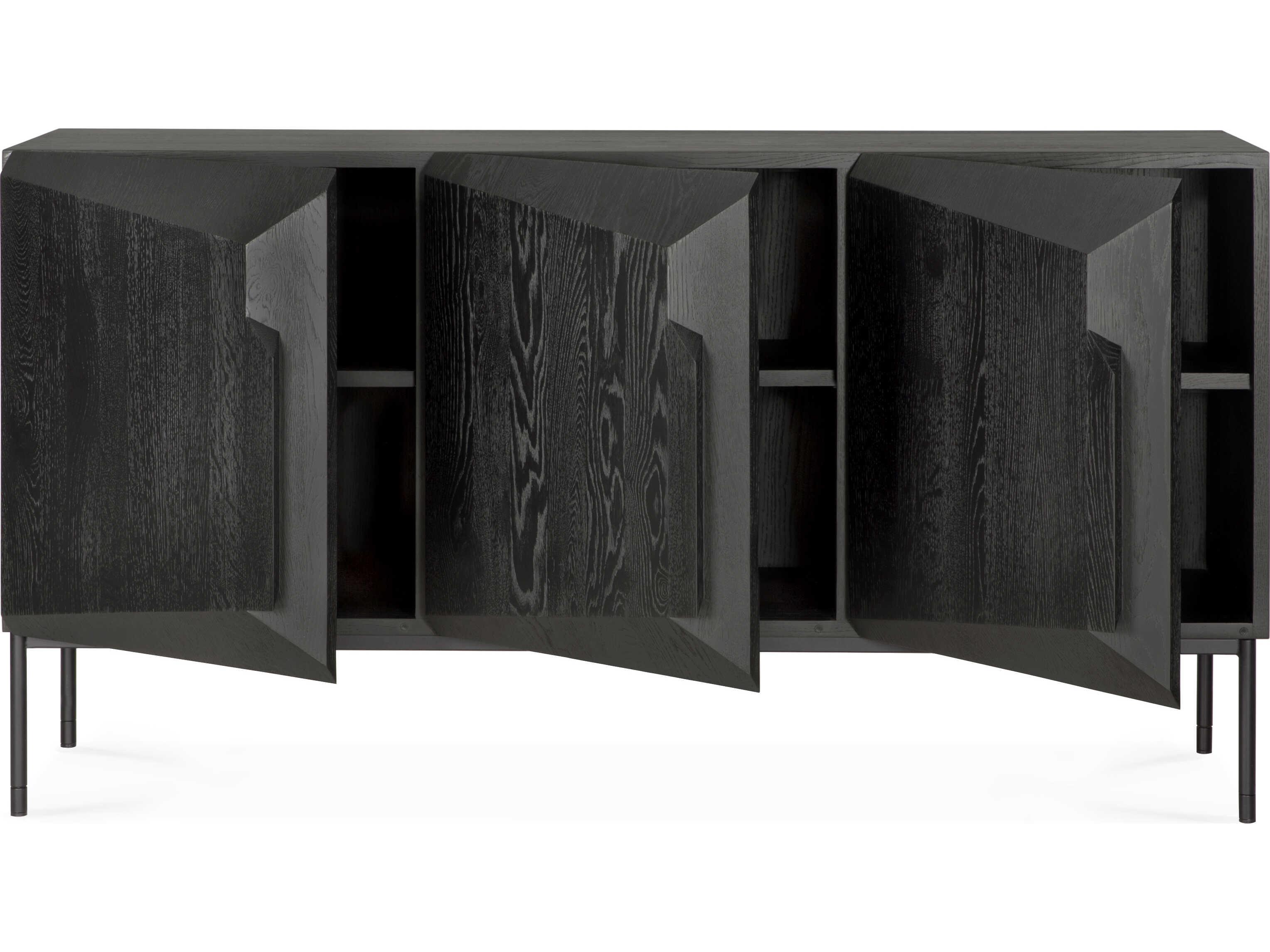 Ethnicraft Stairs Oak Black Sideboard