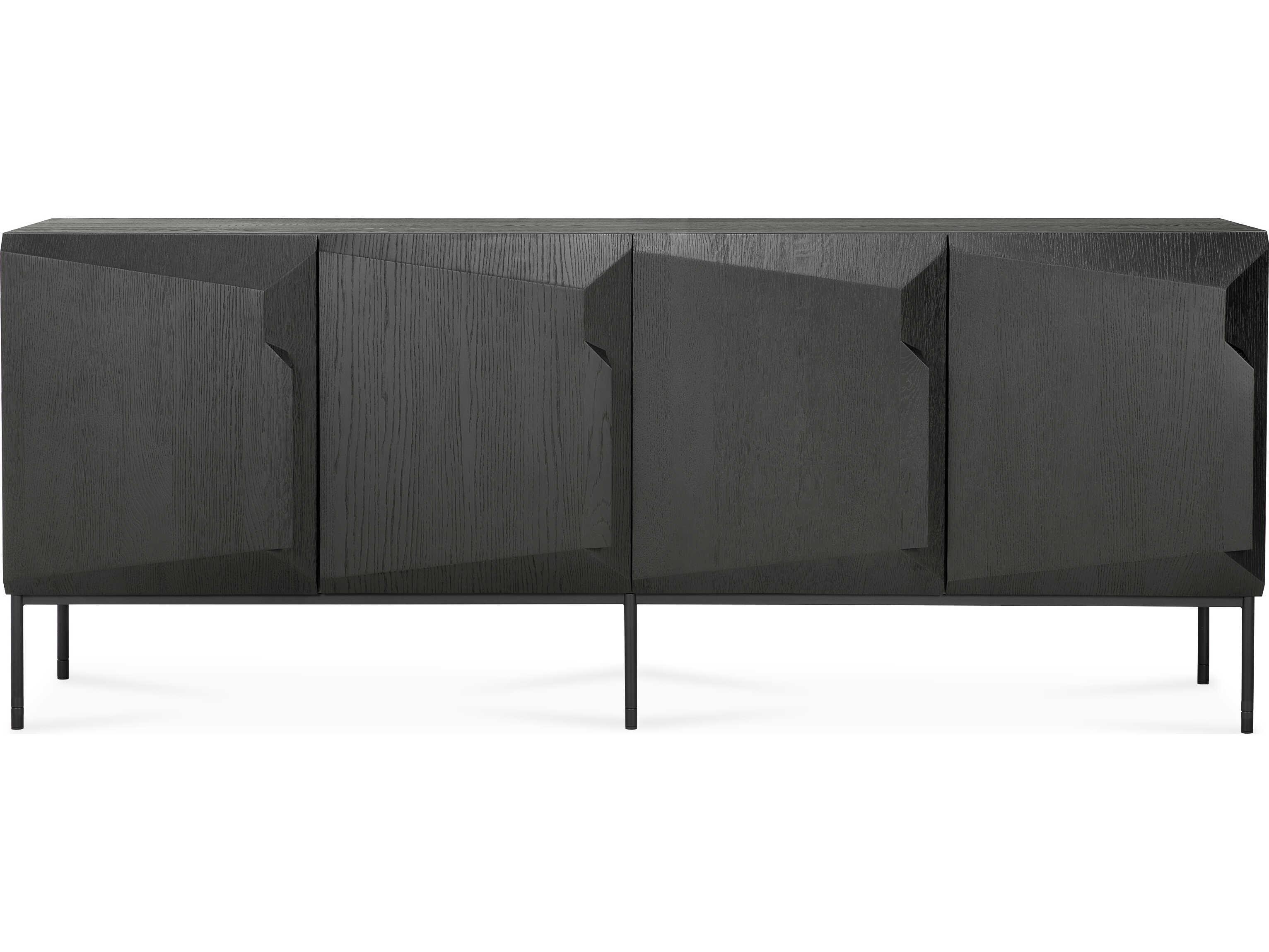 Ethnicraft Stairs Oak Black Sideboard
