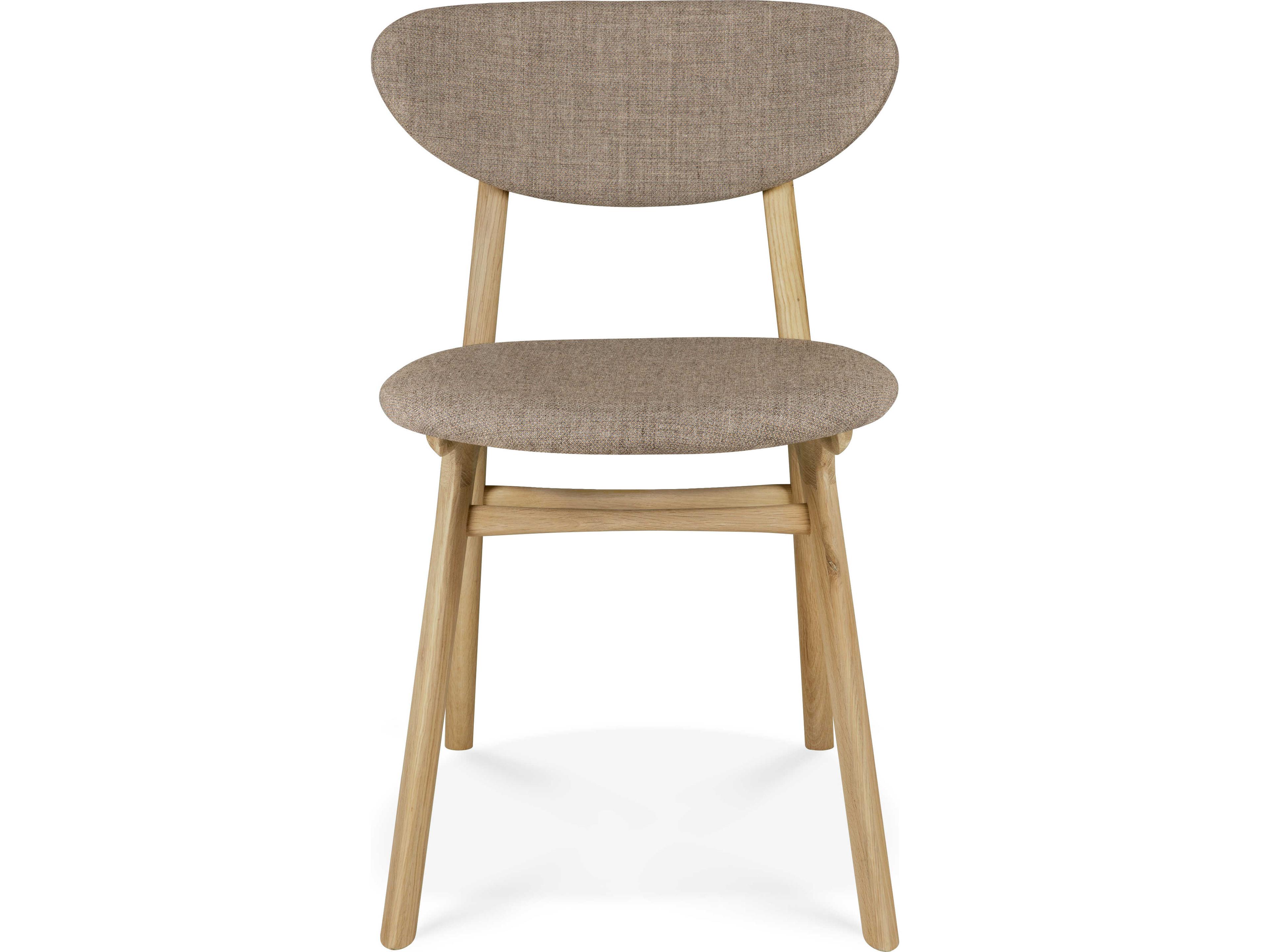 Ethnicraft Eye Oak and Warm Grey Dining Chair