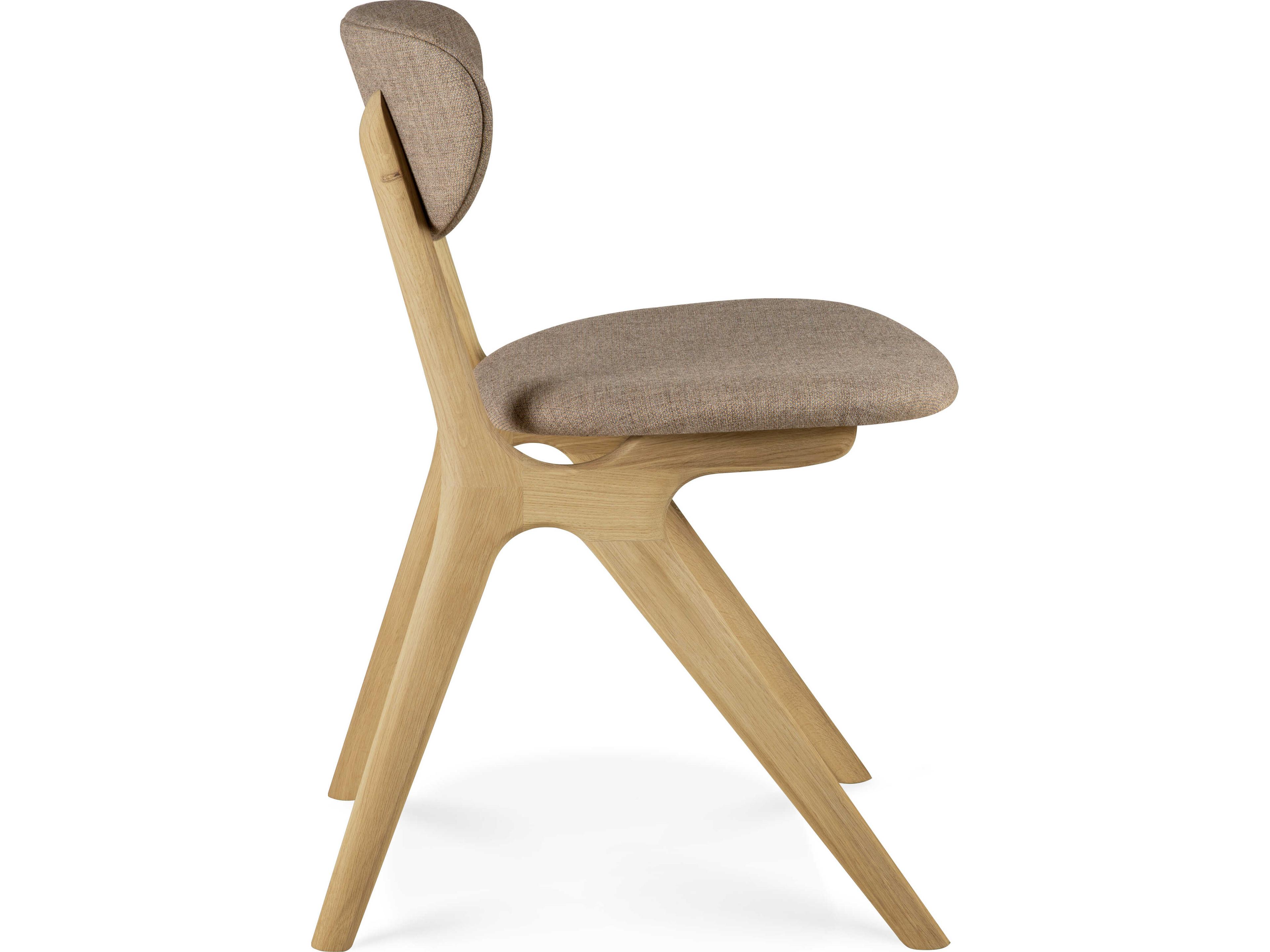 Ethnicraft Eye Oak and Warm Grey Dining Chair