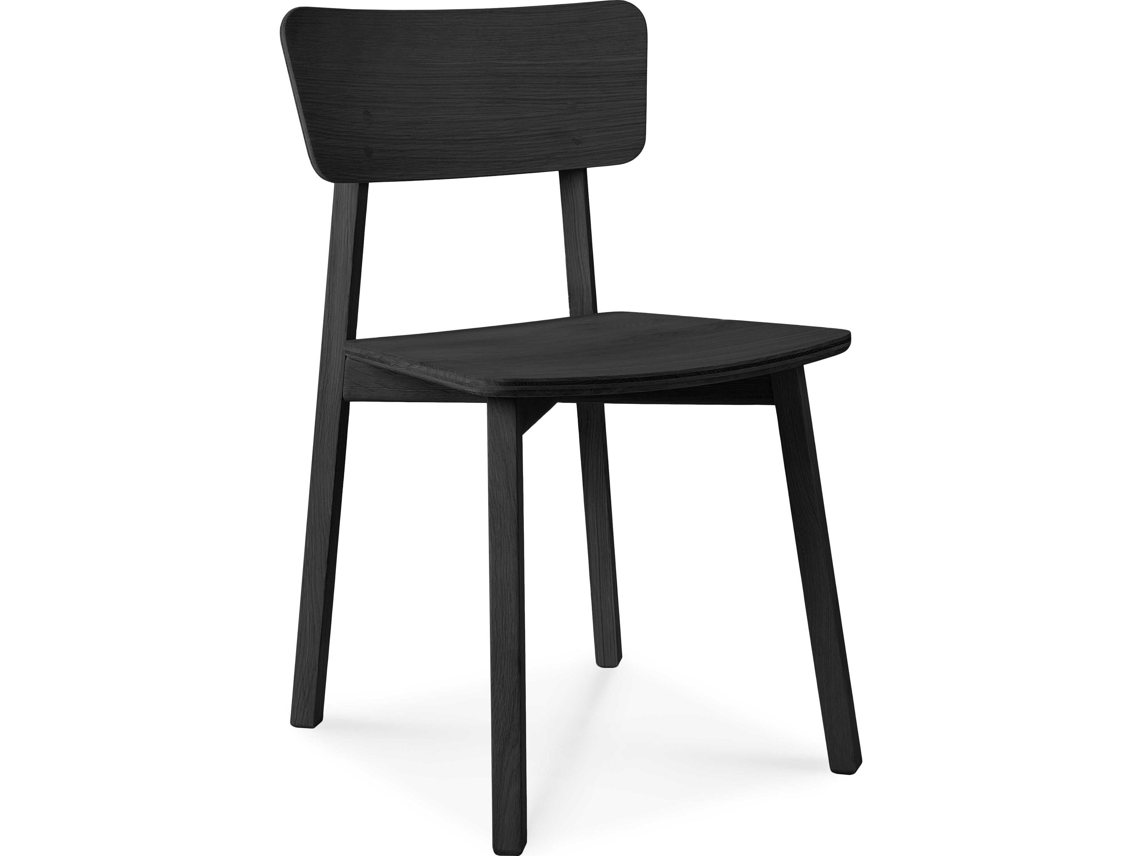Ethnicraft Casale Oak Black Dining Chair