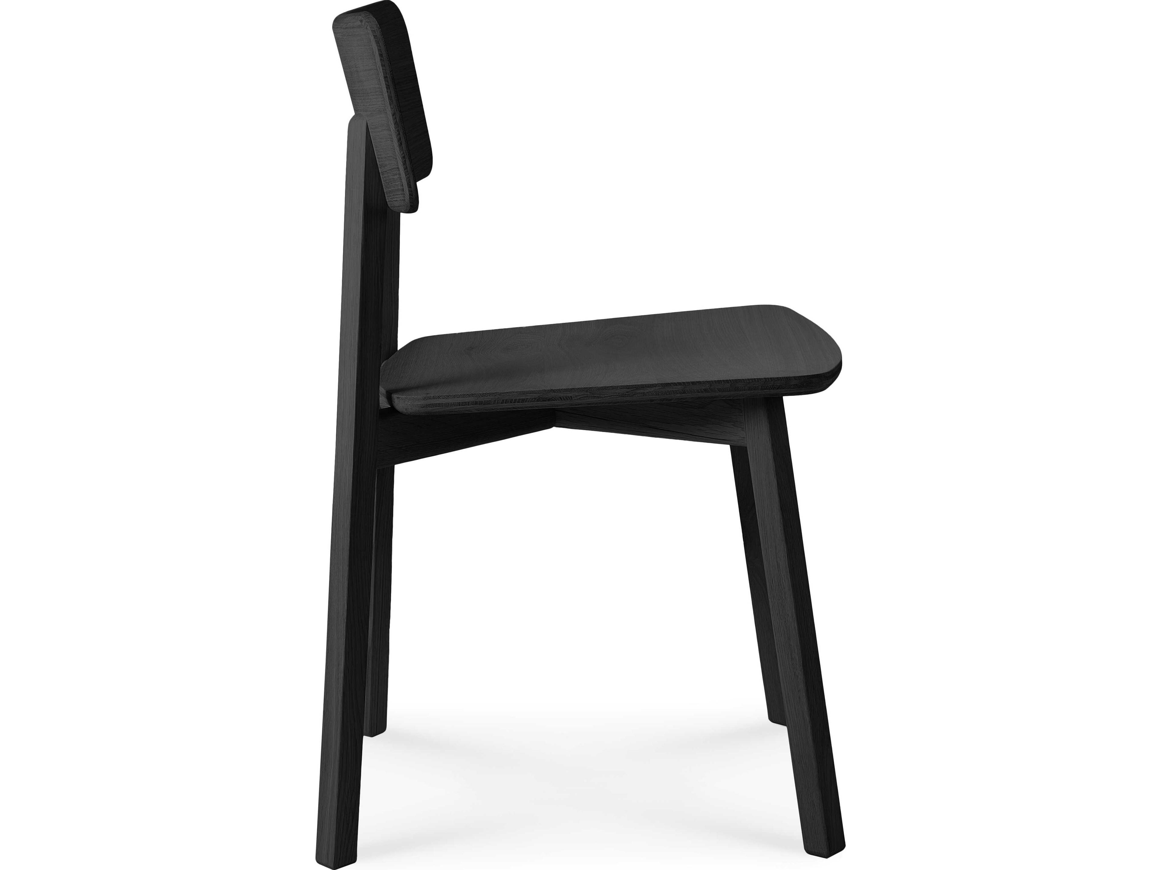 Ethnicraft Casale Oak Black Dining Chair