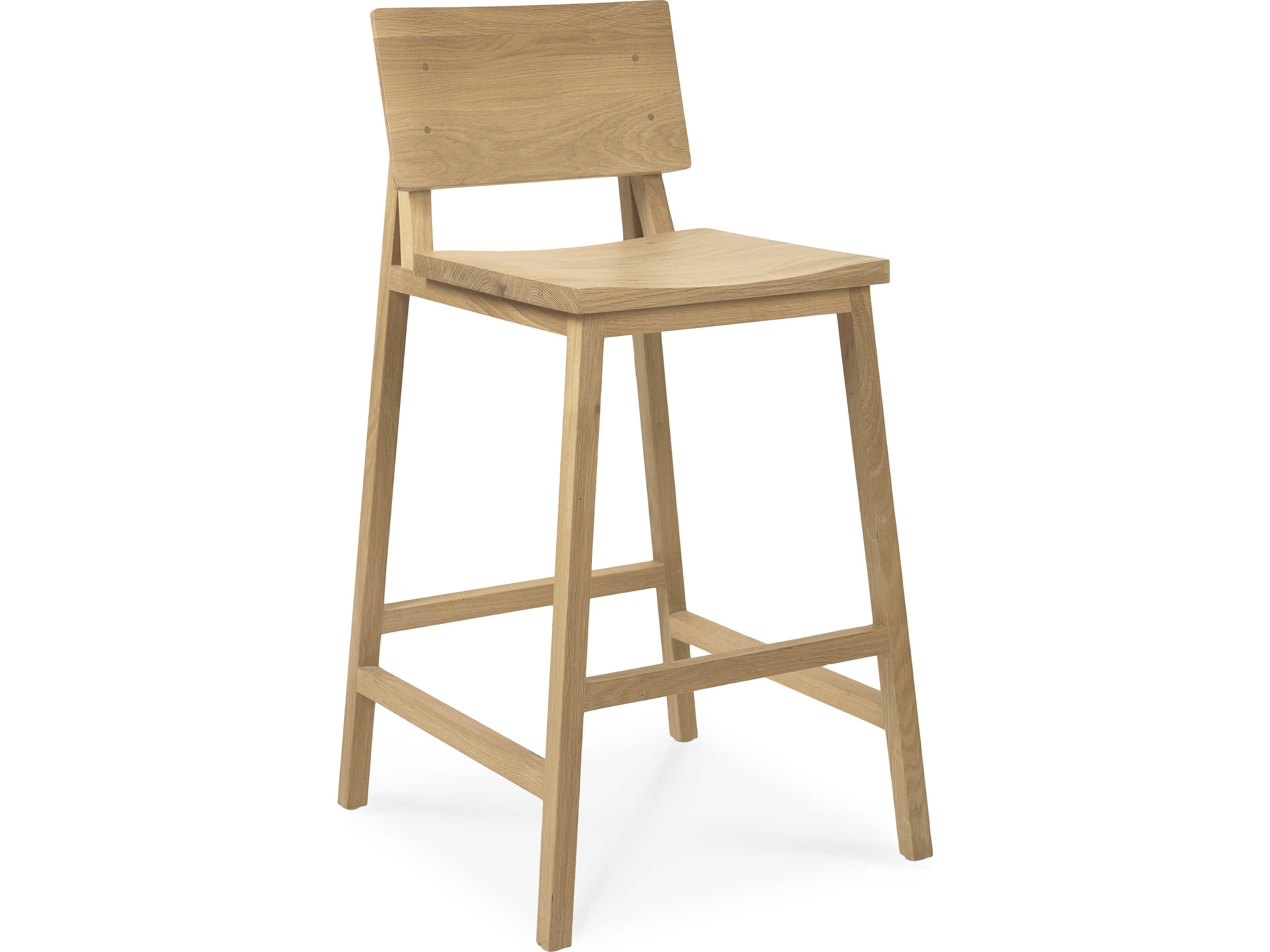 Ethnicraft N3 Oak Counter Stool