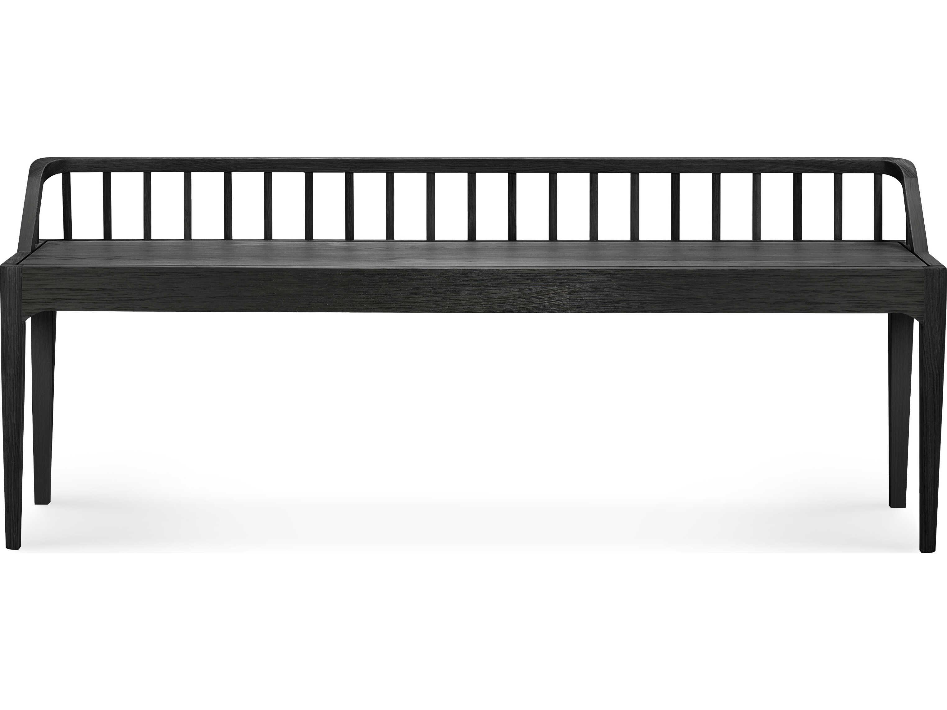 Ethnicraft Spindle Oak Black Bench