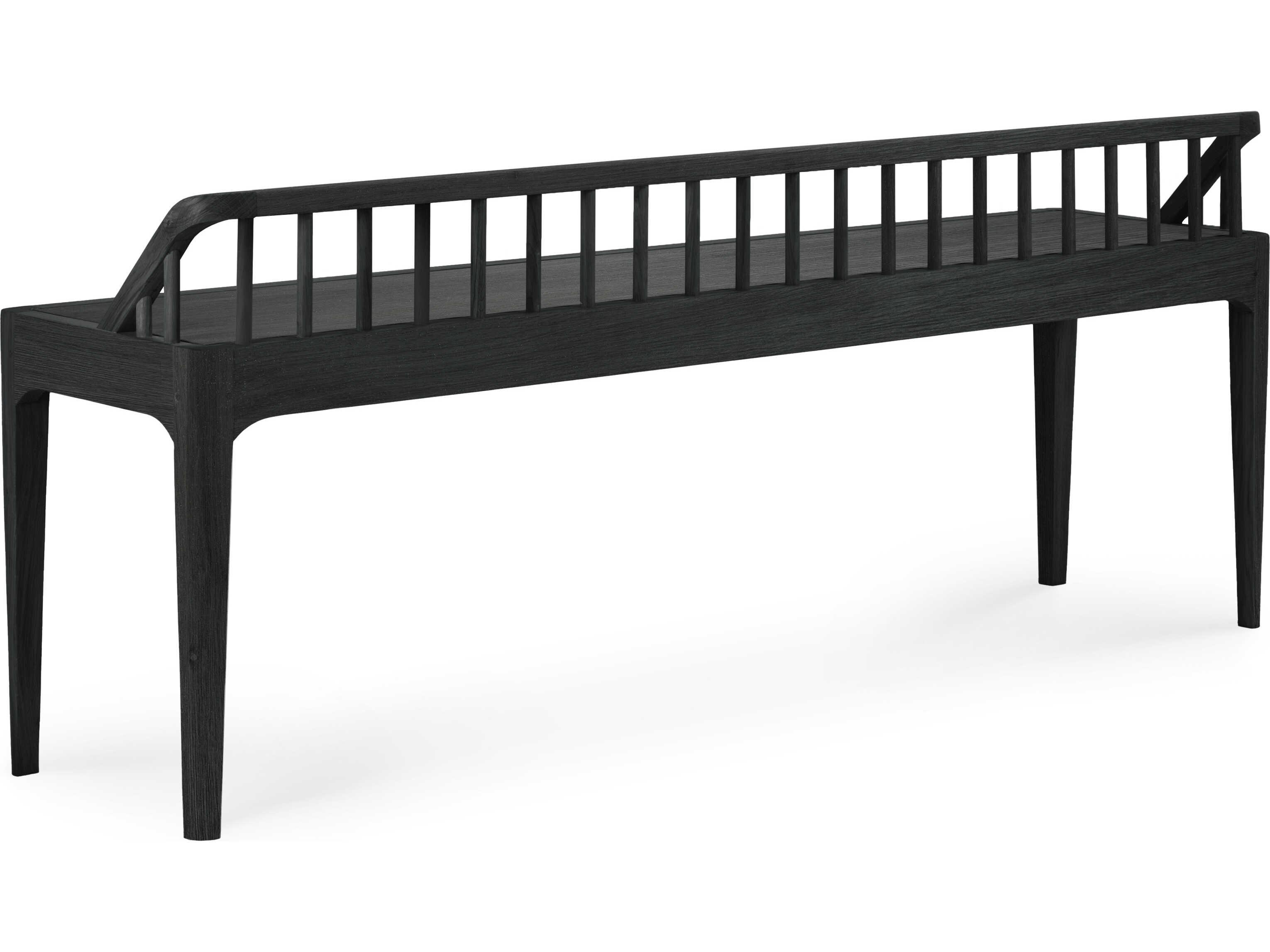Ethnicraft Spindle Oak Black Bench