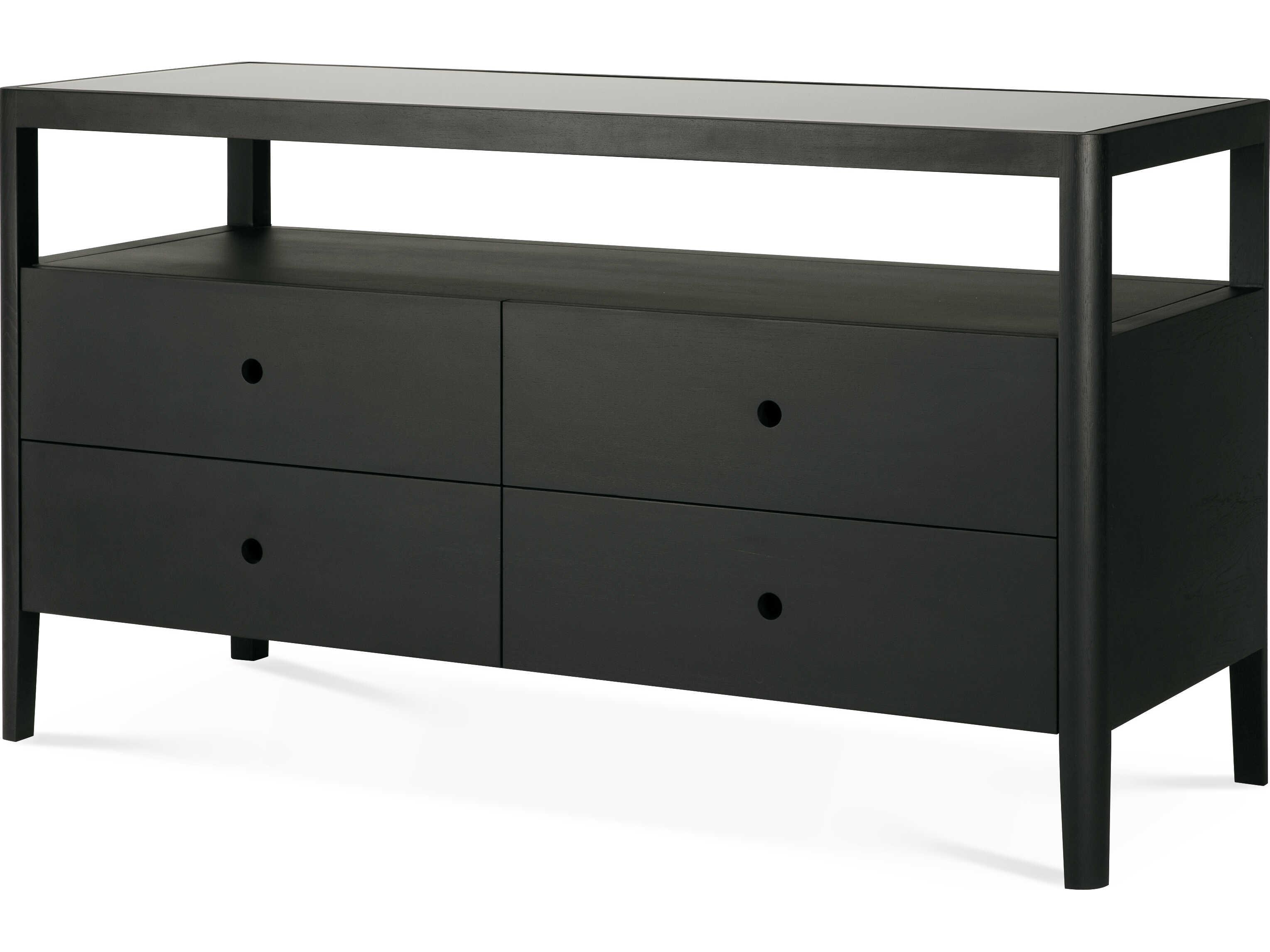 Ethnicraft Spindle Oak Black Dresser