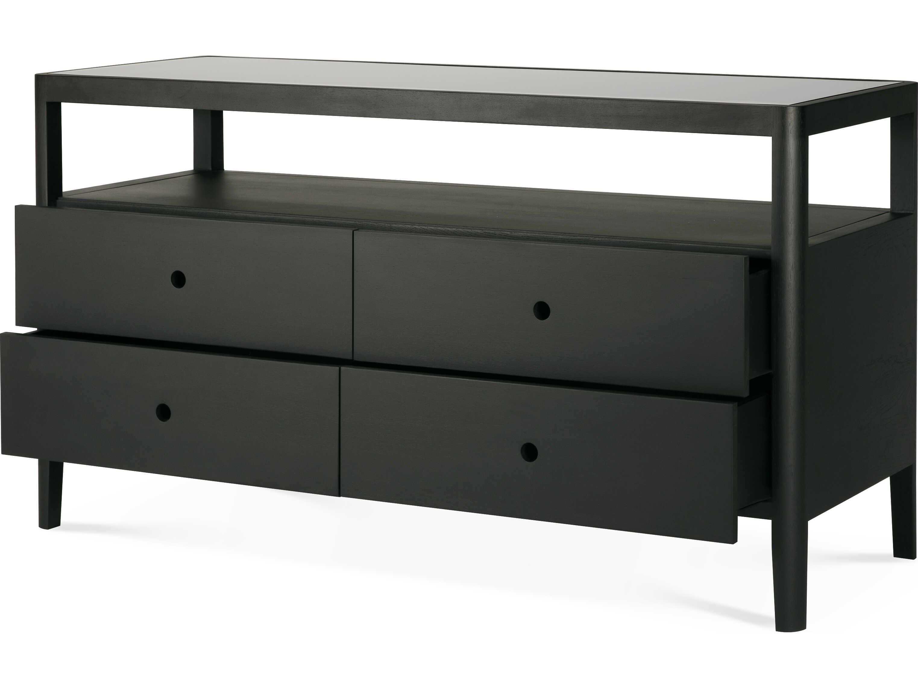 Ethnicraft Spindle Oak Black Dresser