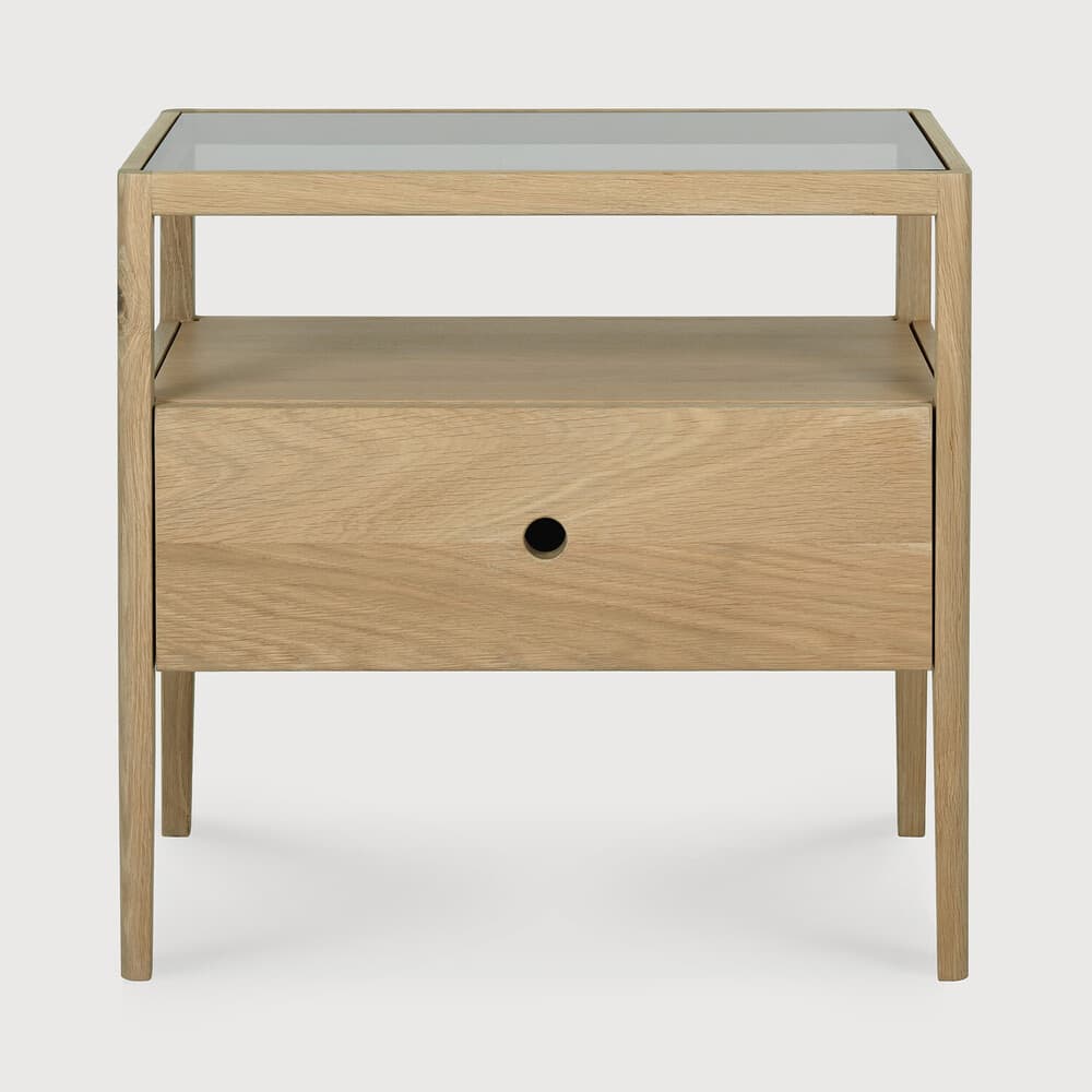 Ethnicraft Spindle Oak Bedside Table