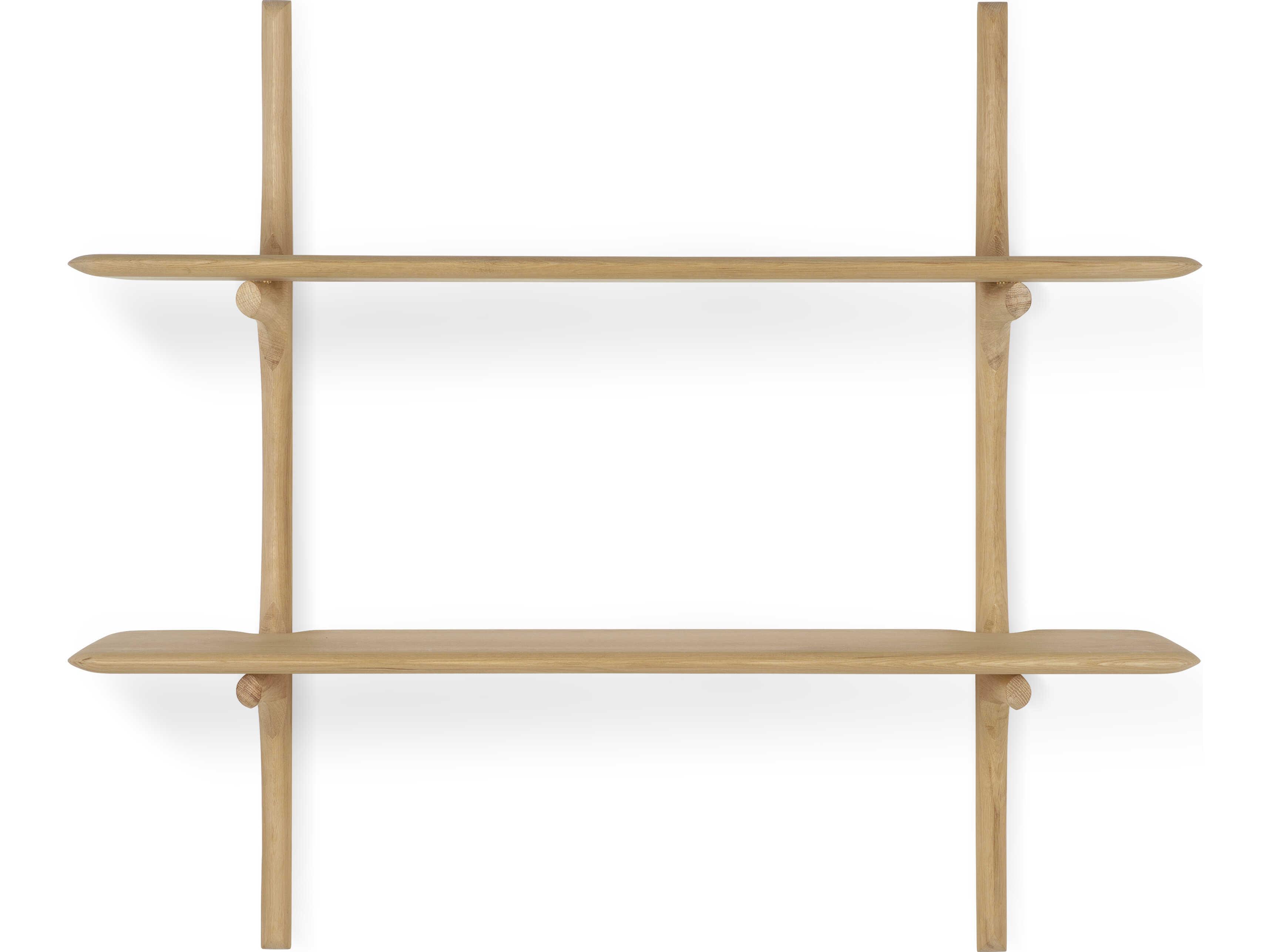 Ethnicraft Pi Oak Pi Wall Shelf