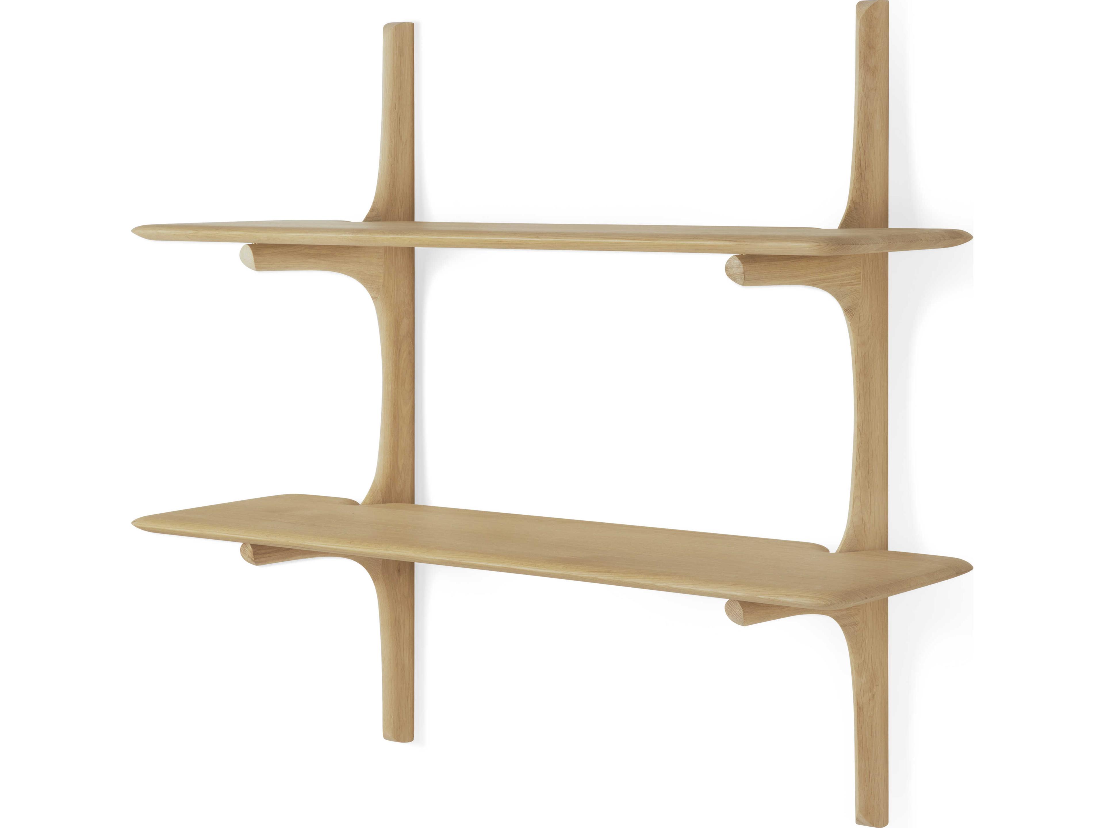 Ethnicraft Pi Oak Pi Wall Shelf