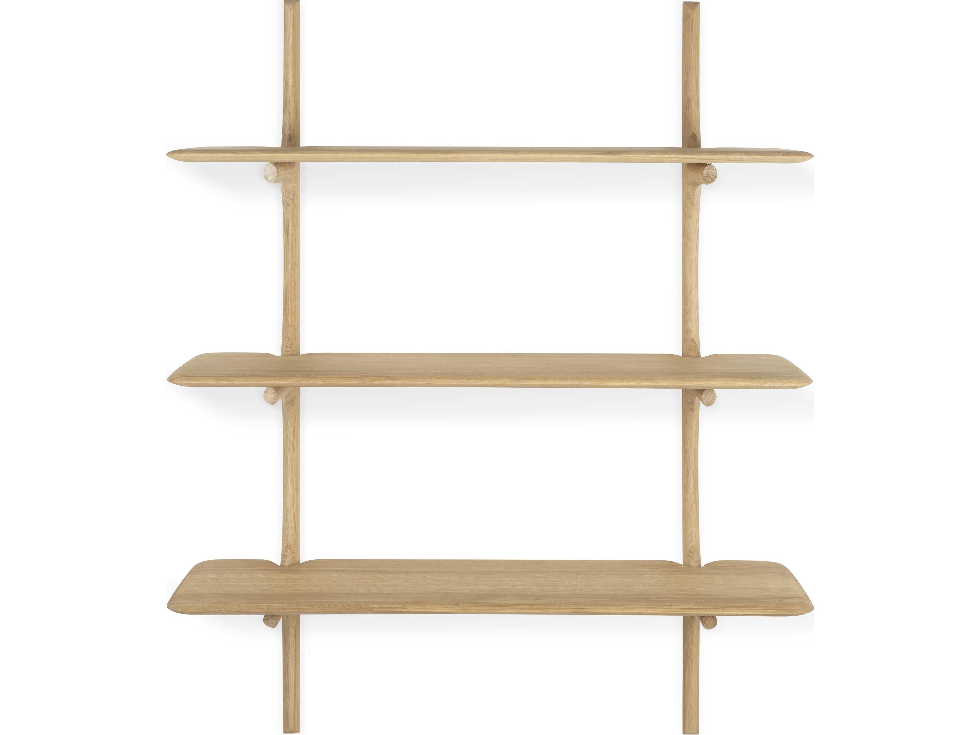 Ethnicraft Pi Oak Pi Wall Shelf