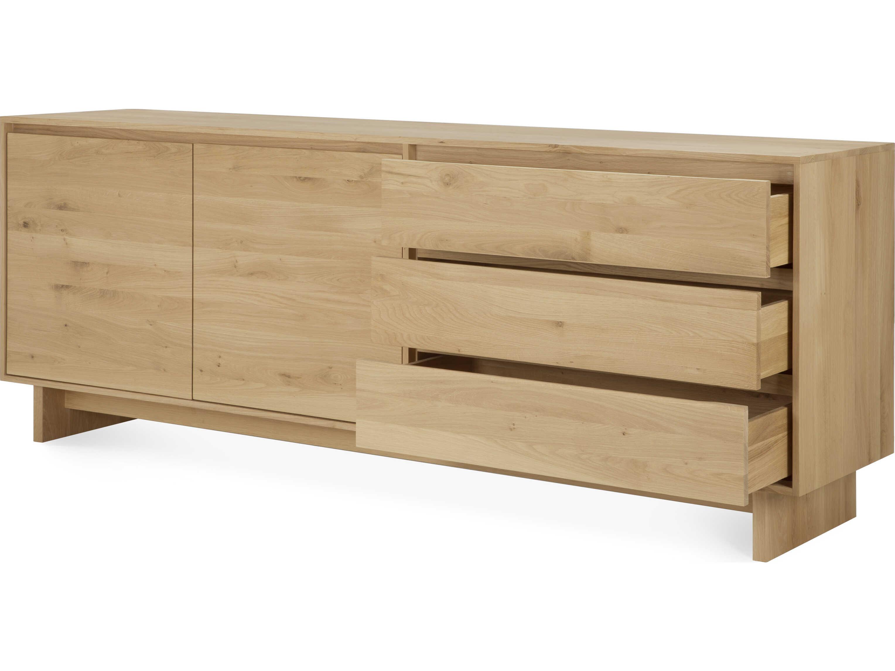 Ethnicraft Wave Oak Sideboard