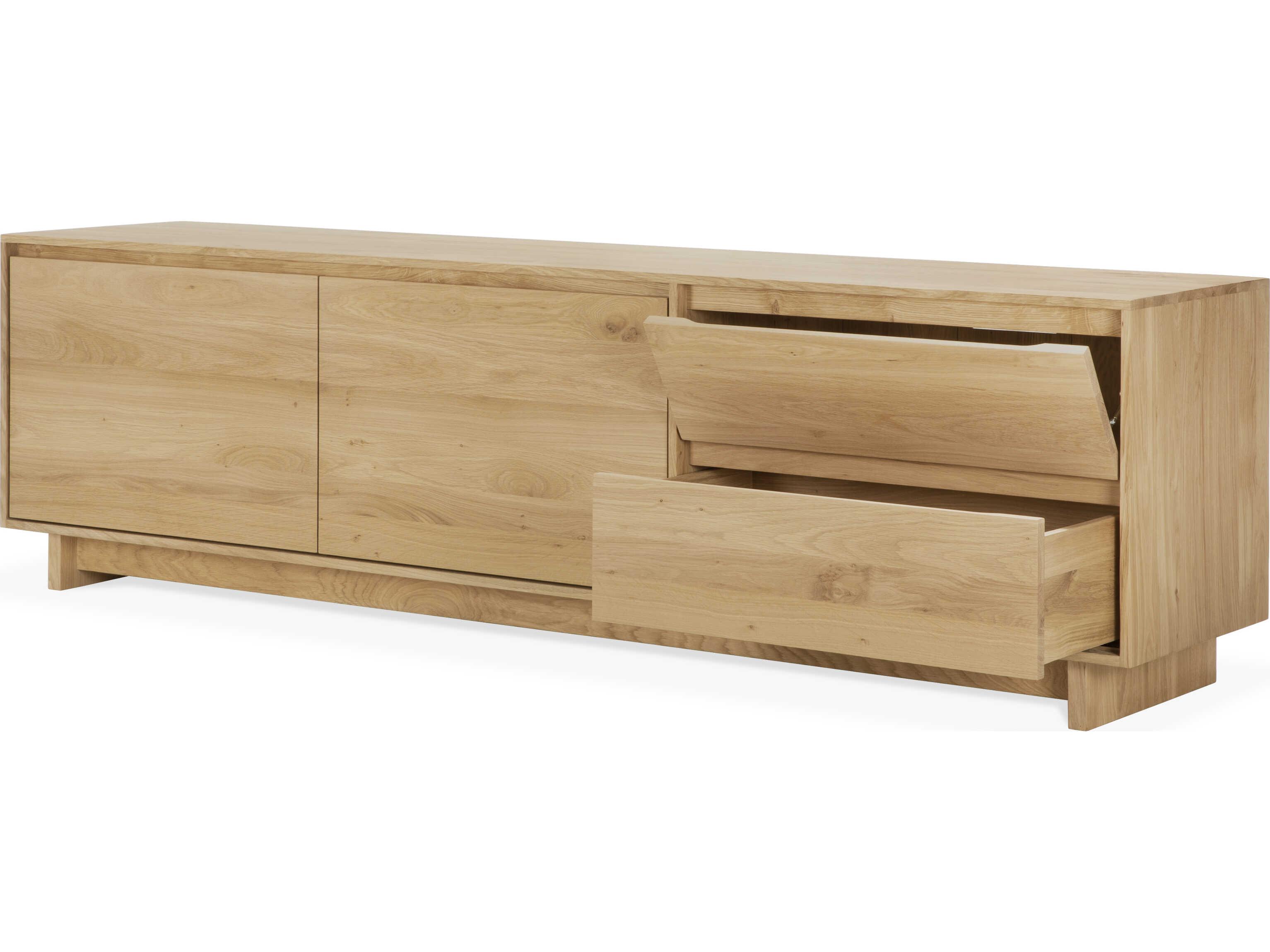 Ethnicraft Wave Oak Tv Cupboard