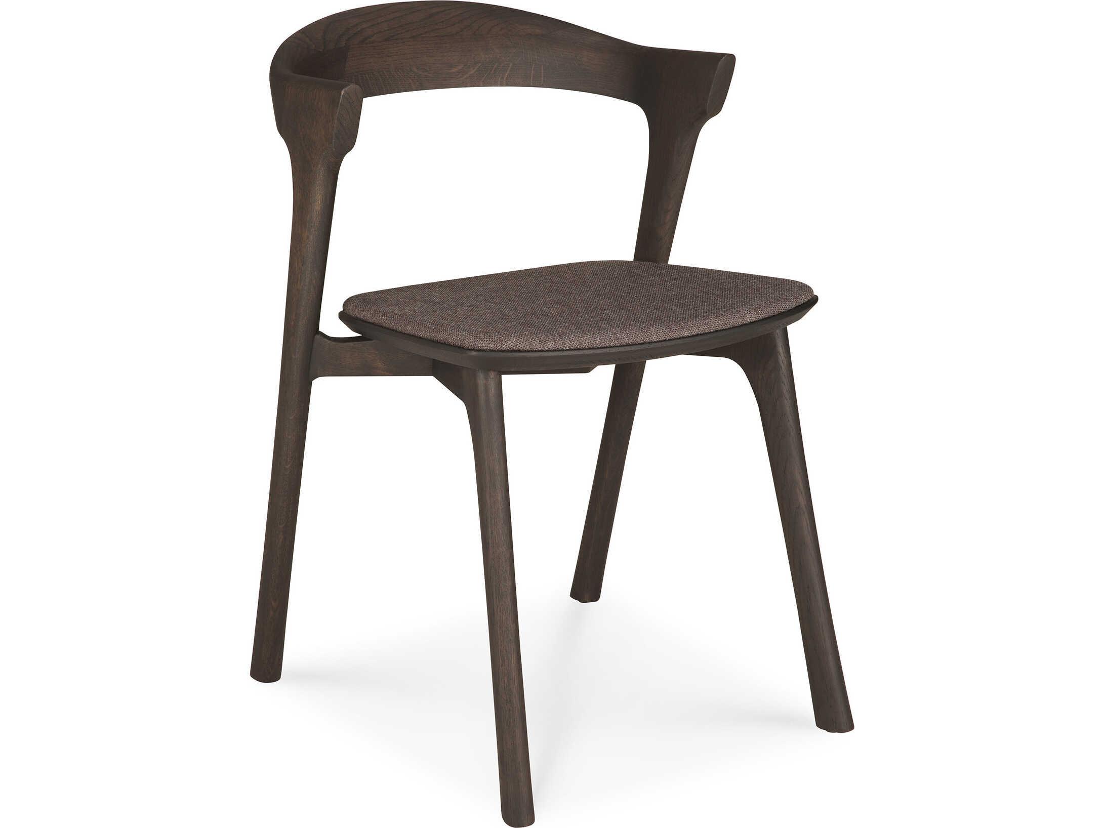 Ethnicraft Bok Oak Brown and Warm Brown Dining Chair