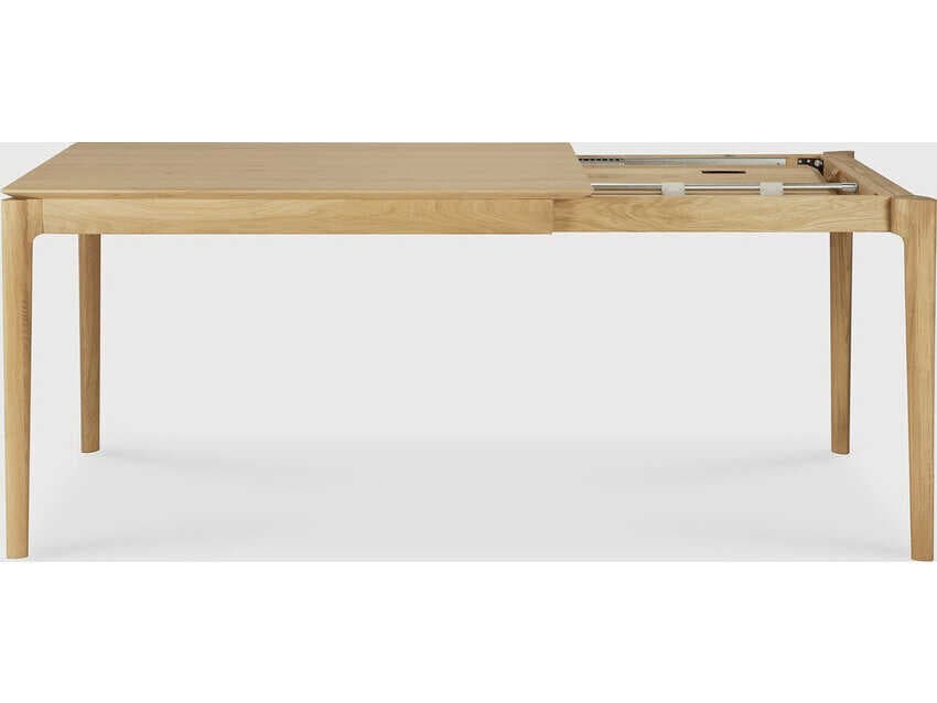 Ethnicraft Bok Oak Extendable Dining Table